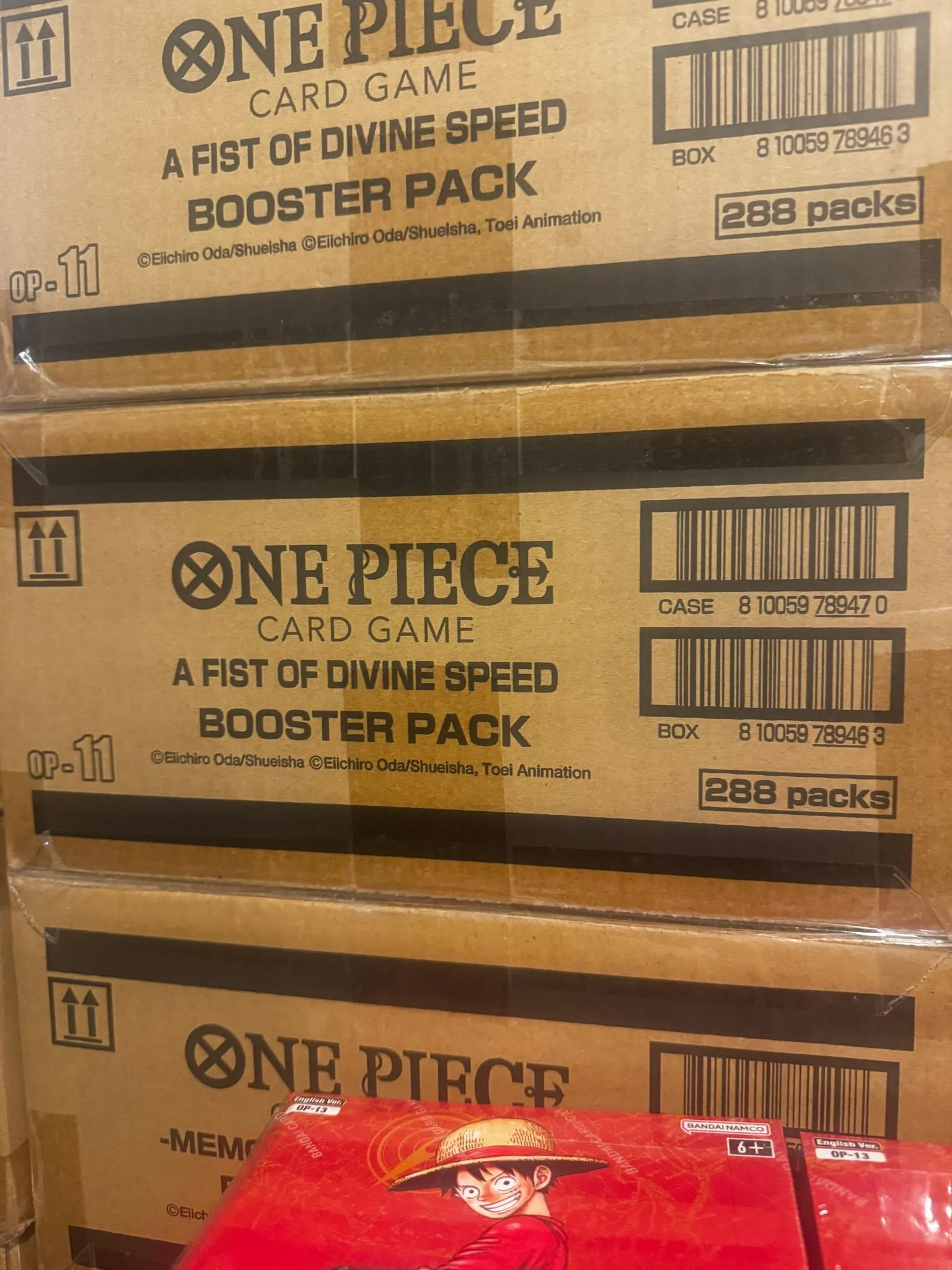 OP-11 A Fist of Devine Speed Booster Box Case - English Factory Sealed   Whatnot: Shop, Sell, Connect