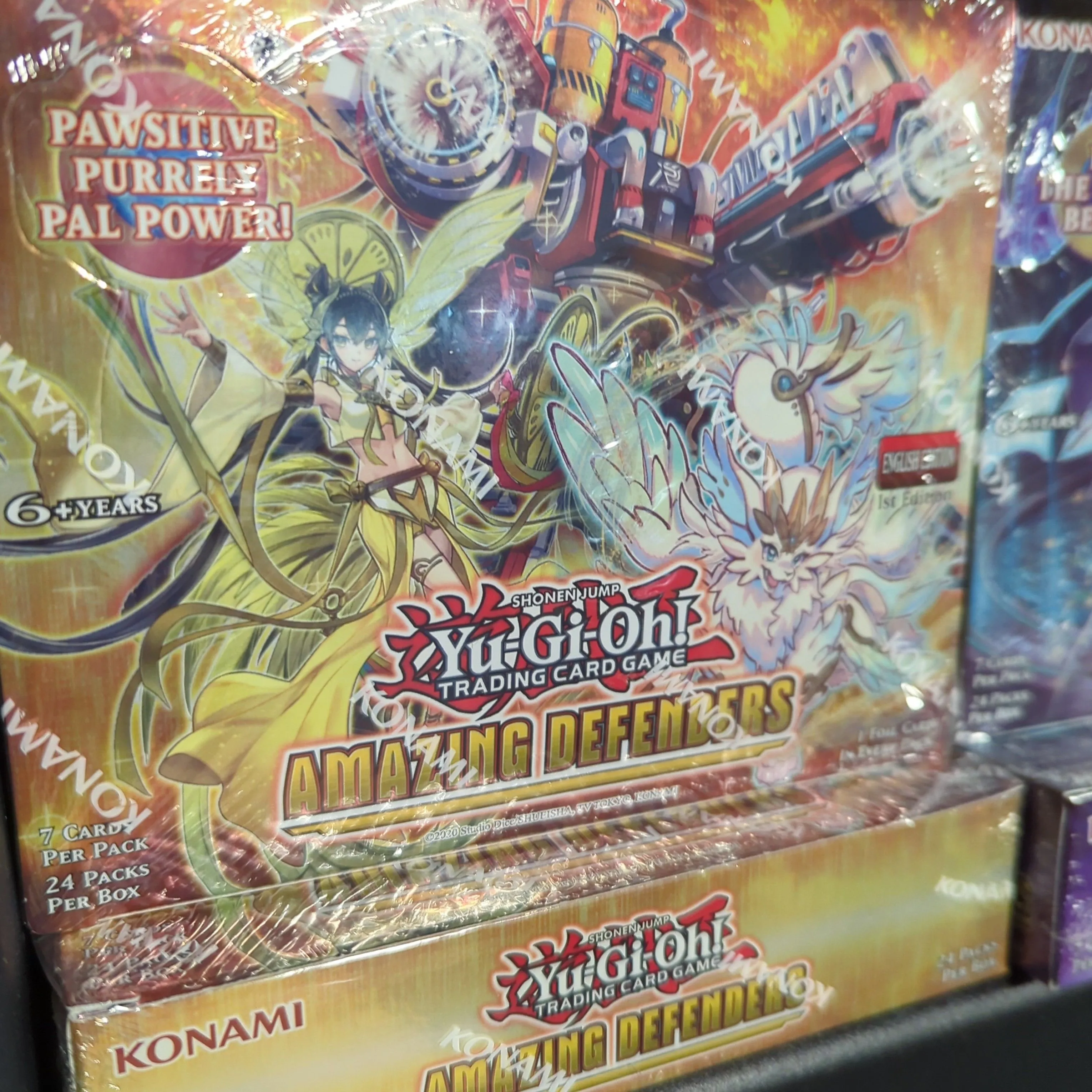 yugioh amazing defenders booster box Amazon.com: Konami Yu-Gi-Oh! Amazing Defenders Booster Box, Gold,  (KOI85919) : Toys & Games main image 1
