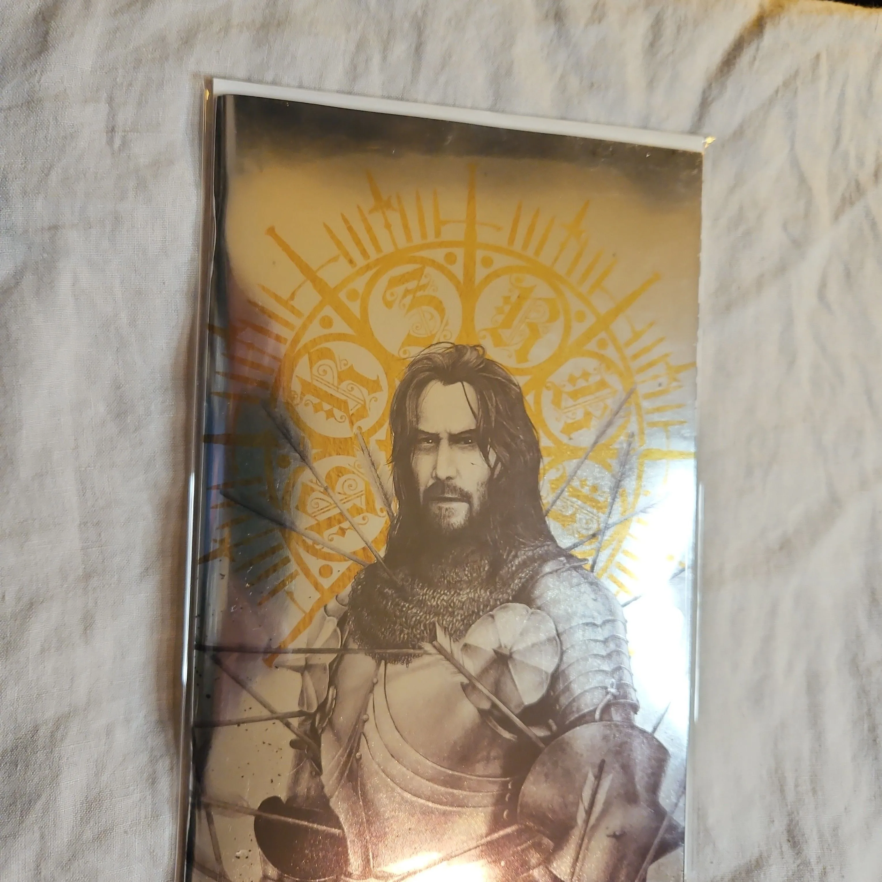 Product image for BRZRKR #1 Pen & Ink Andrew Curry Vrigim Foil Cover  Variantfrom NYCC Lmtd 350 - #64