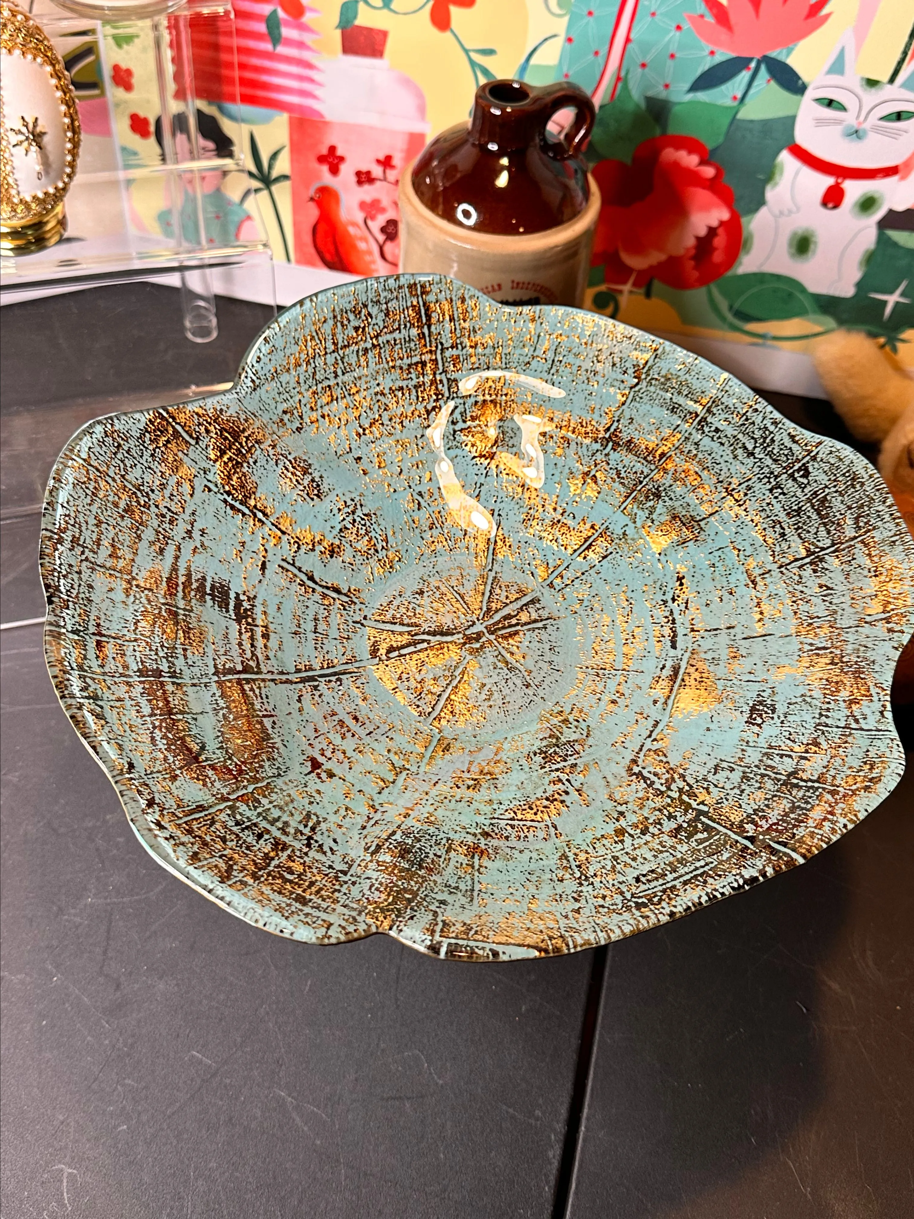 Product image for Beautiful art glass dish