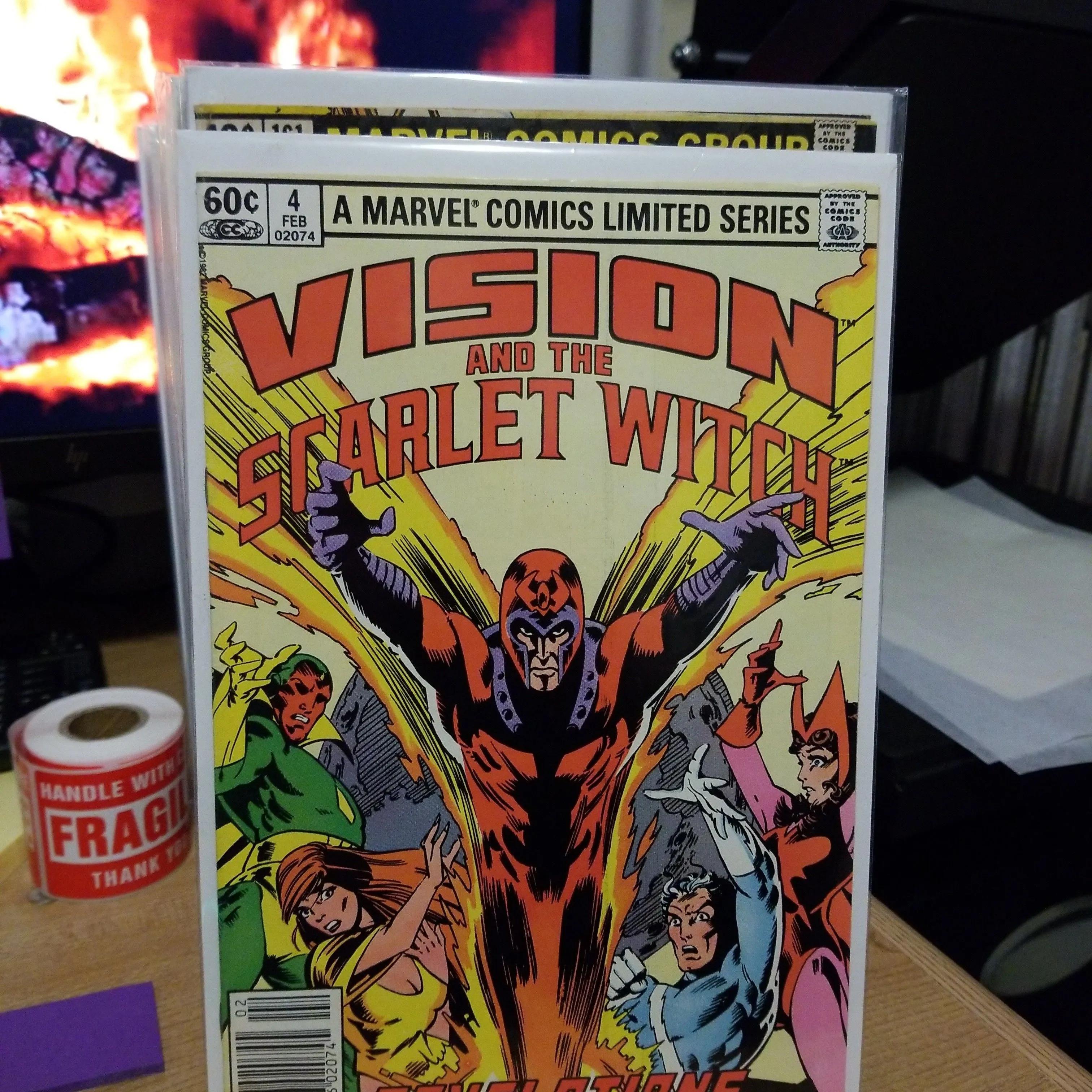 Product image for Vision and the Scarlet Witch vol 1 #4, vol2 #7 and 9