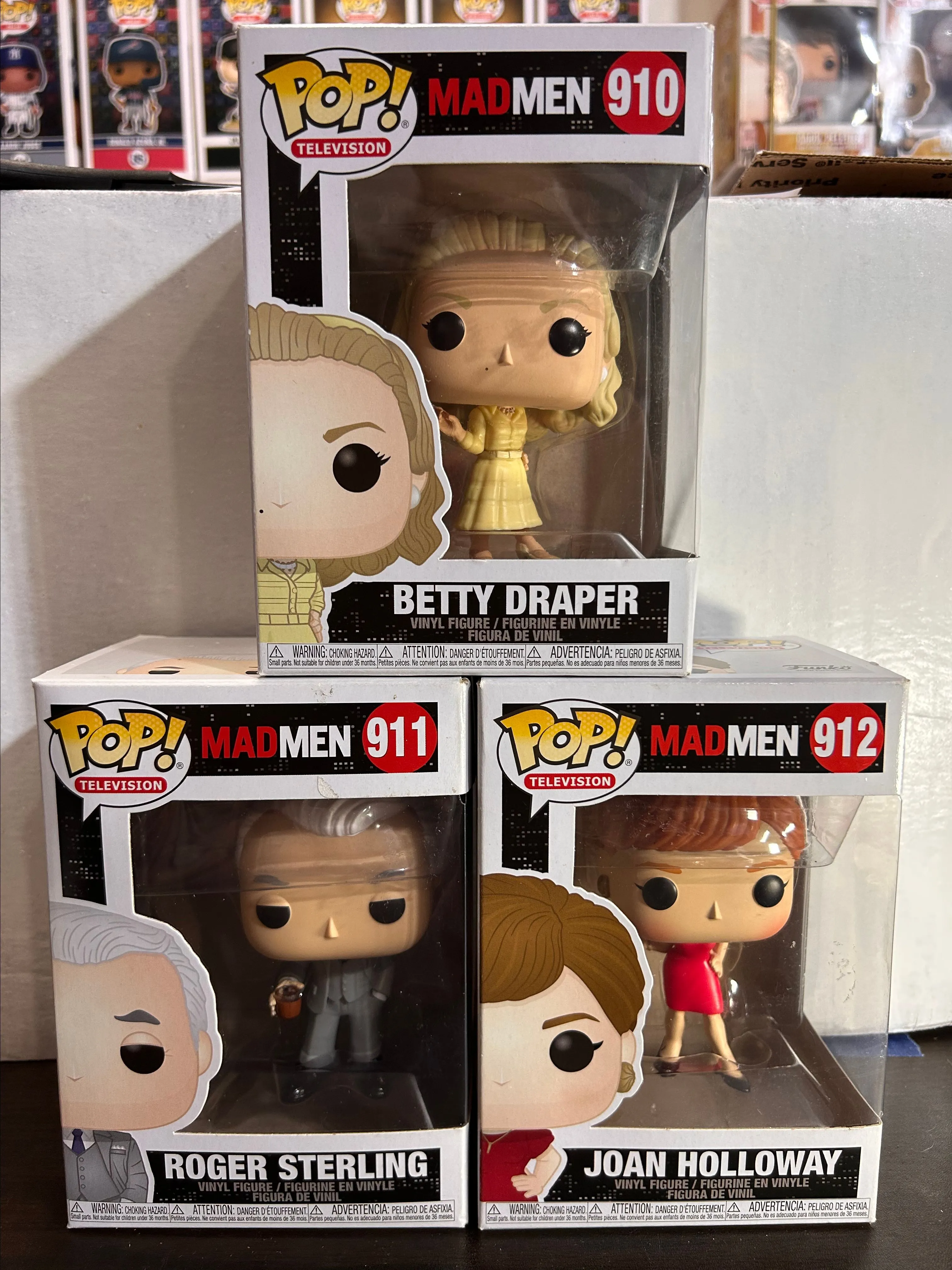 Product image for 3 Pop Bundle MadMen Funko Pops - See Description