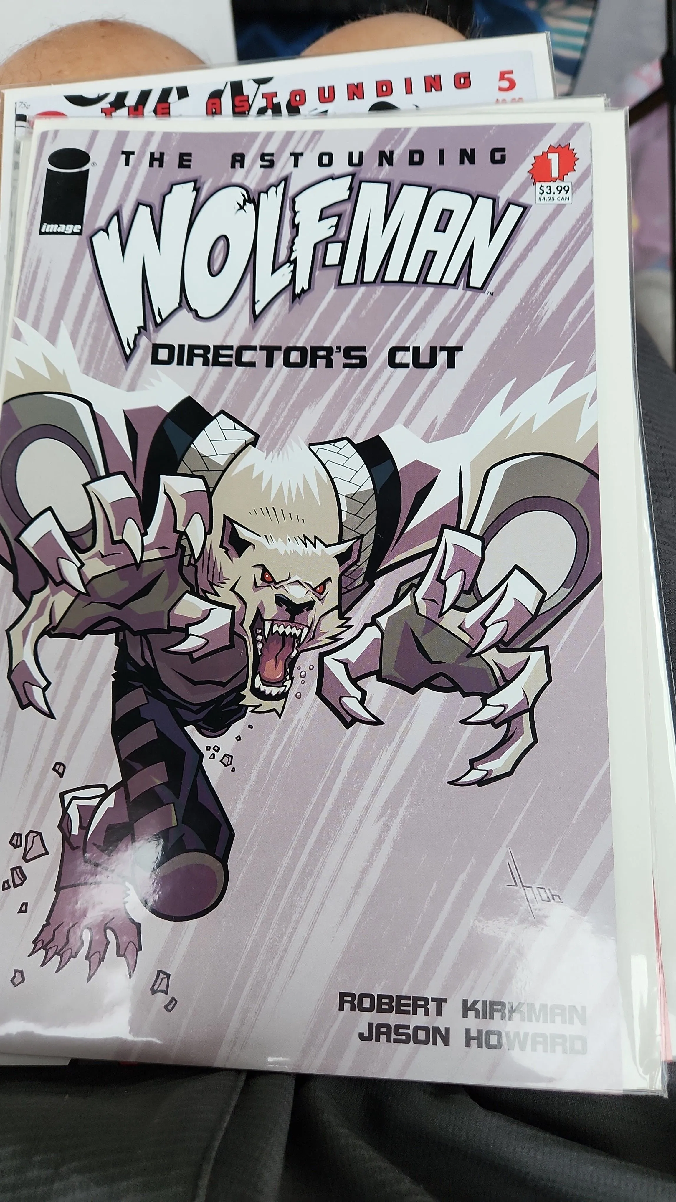 Product image for The Astounding Wolf-Man #1 Director's Cut plus 2-5 (Image Comics July 2007)