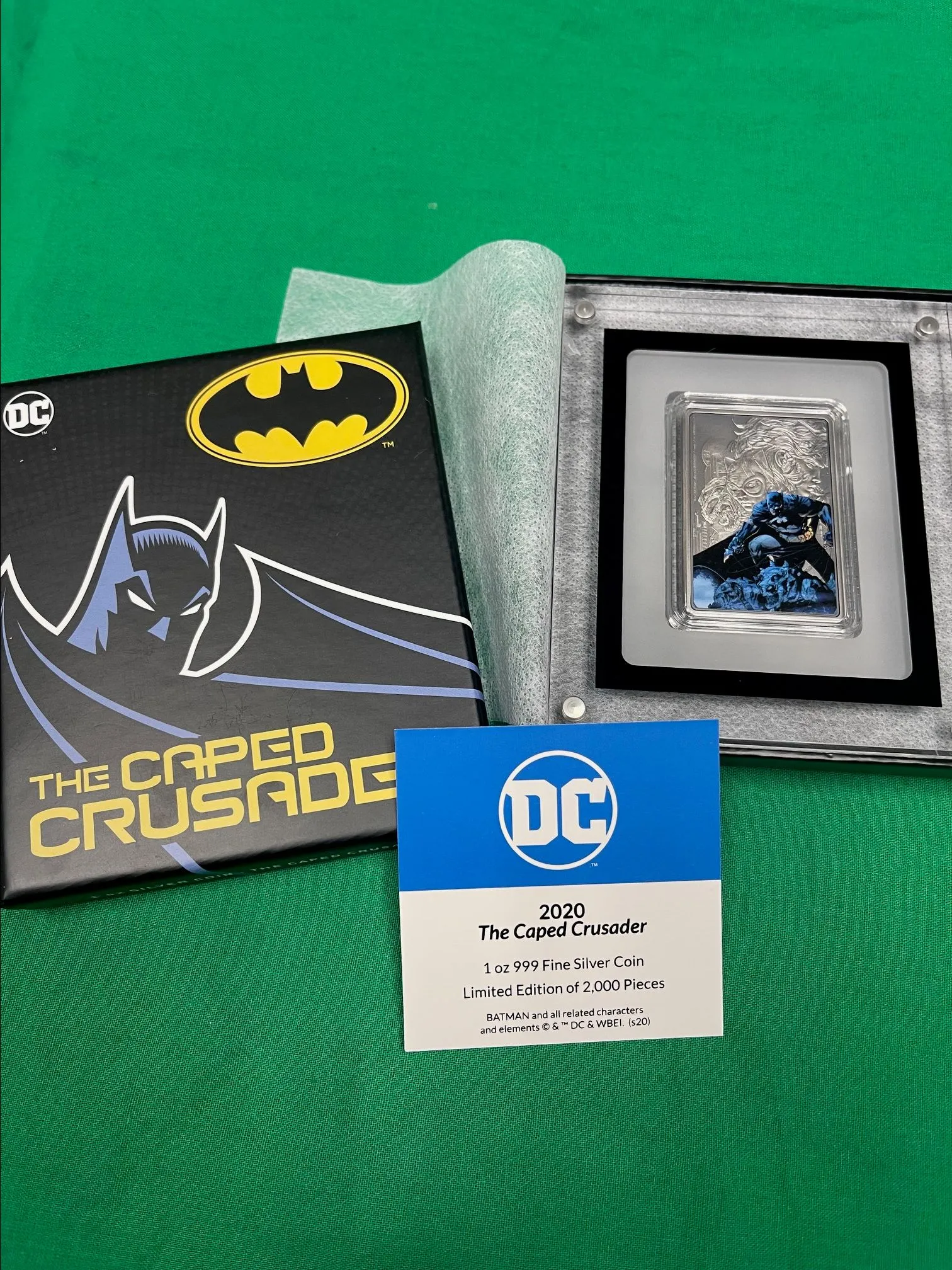 Product image for 2020 1 oz Silver DC - The Caped Crusader .999 Coin