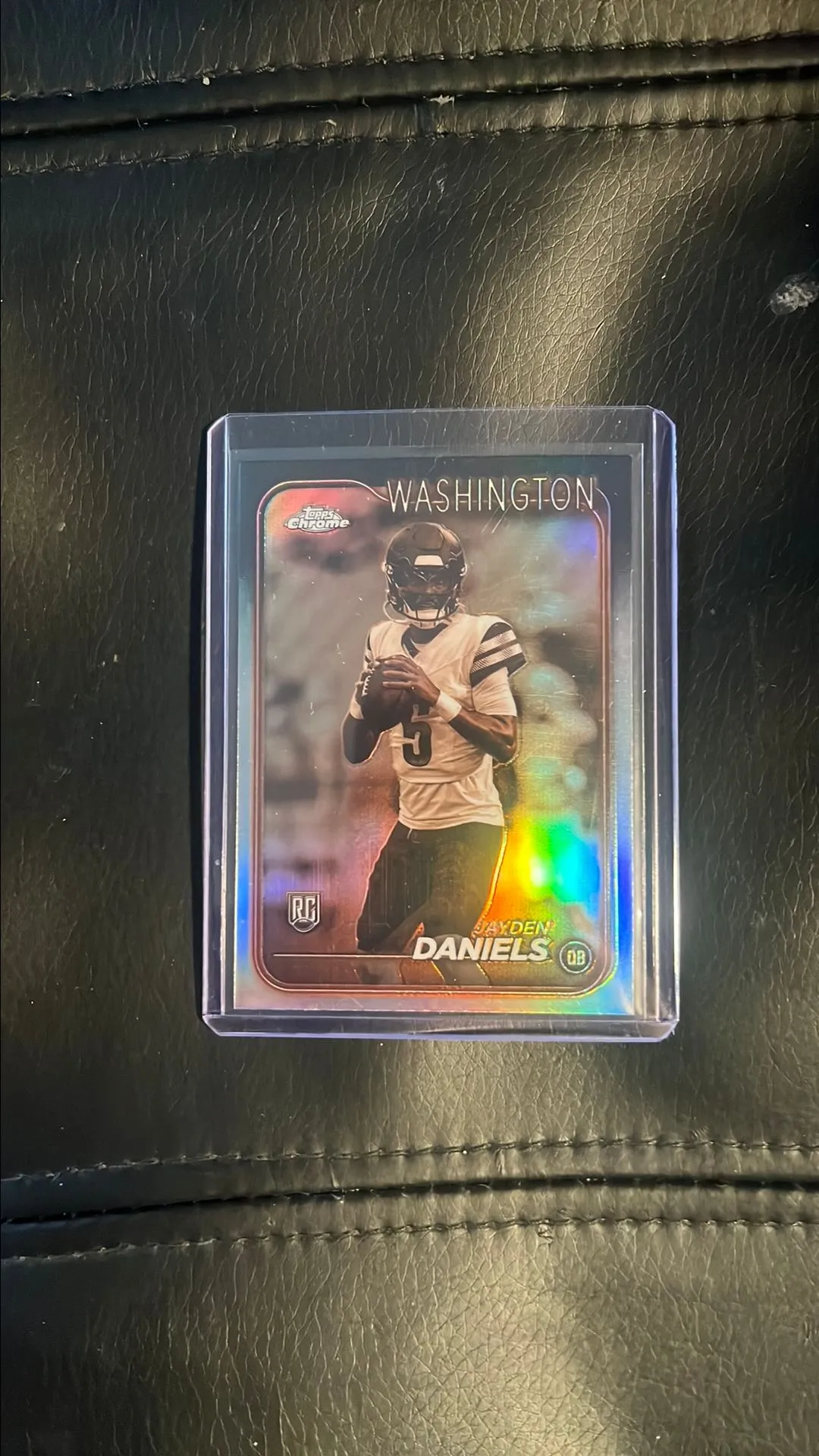 Product image for Jayden Daniels Sepia Topps Chrome RC