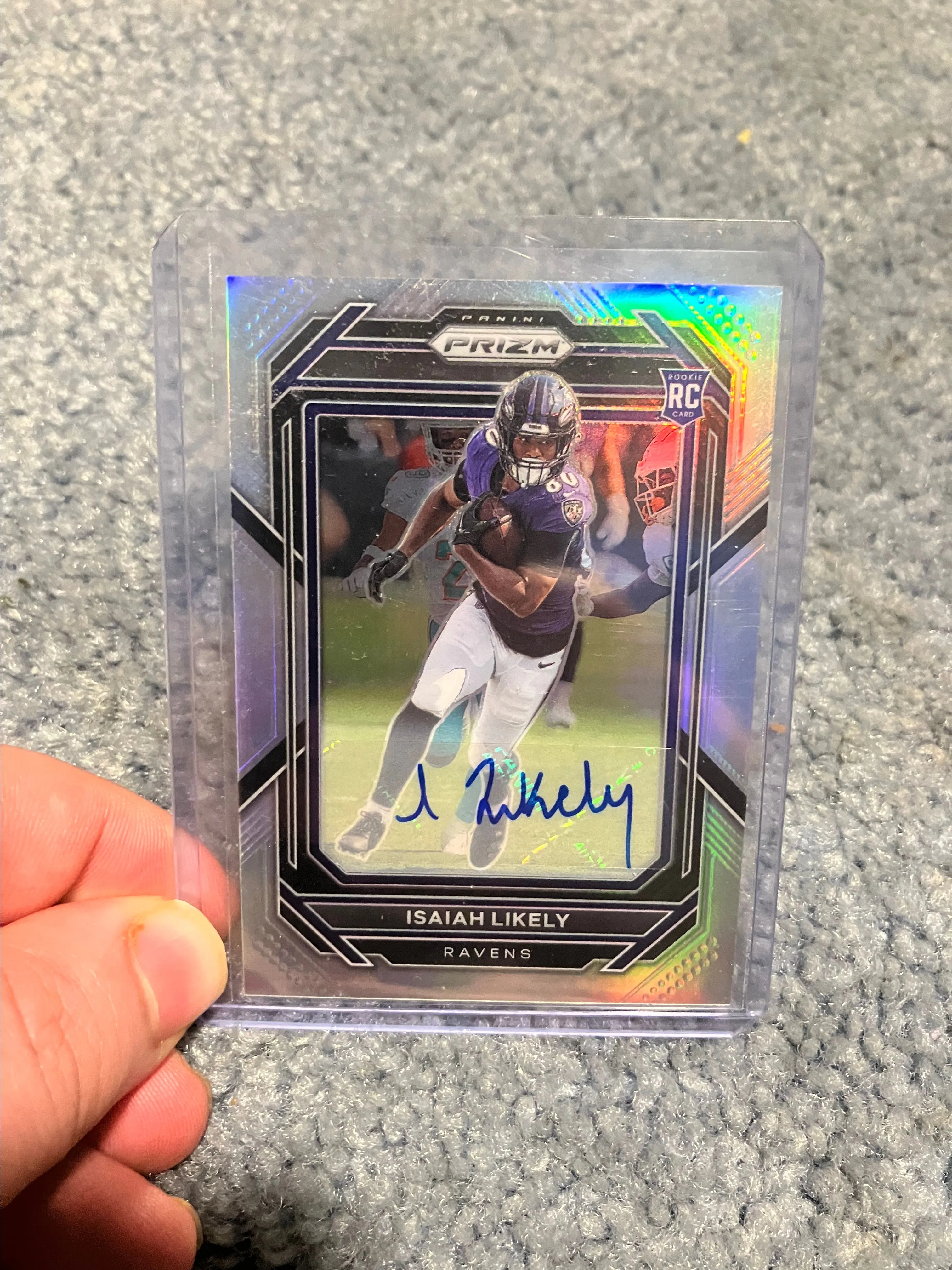Product image for i likely silver prizm rookie auto