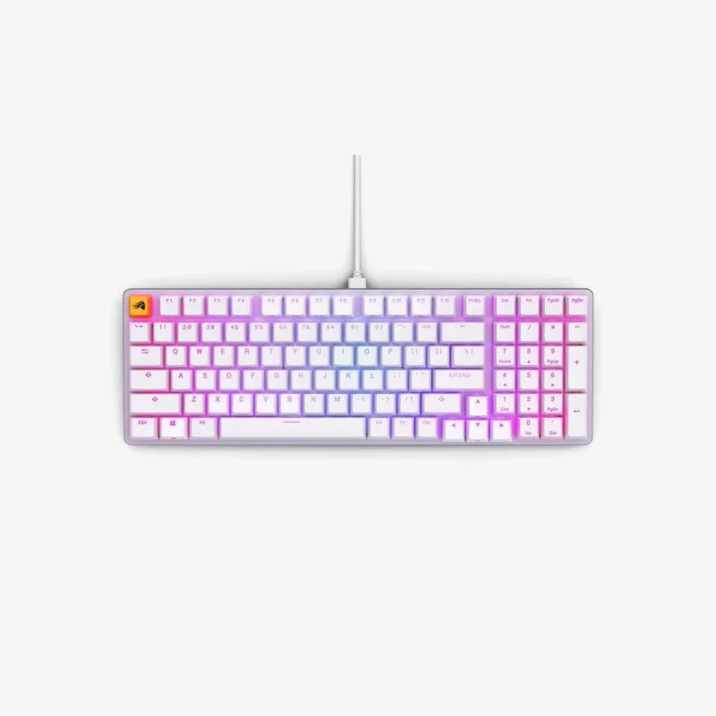 Product image for Glorious GMMK 2 Modular Mechanical Keyboard Full Size (96%) WHITE