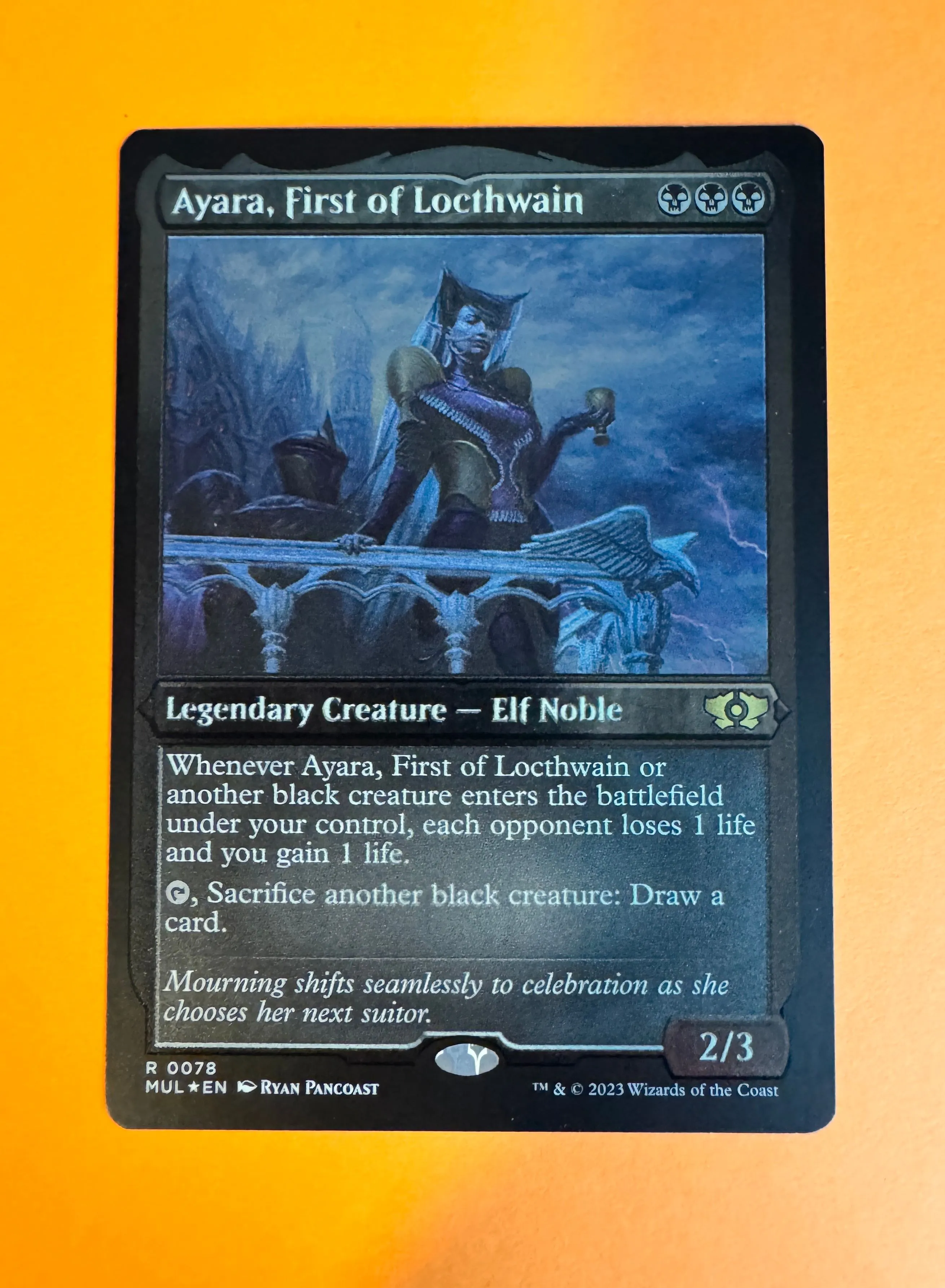 Product image for #78 Ayara, First of Locthwain (FOIL ETCHED)
