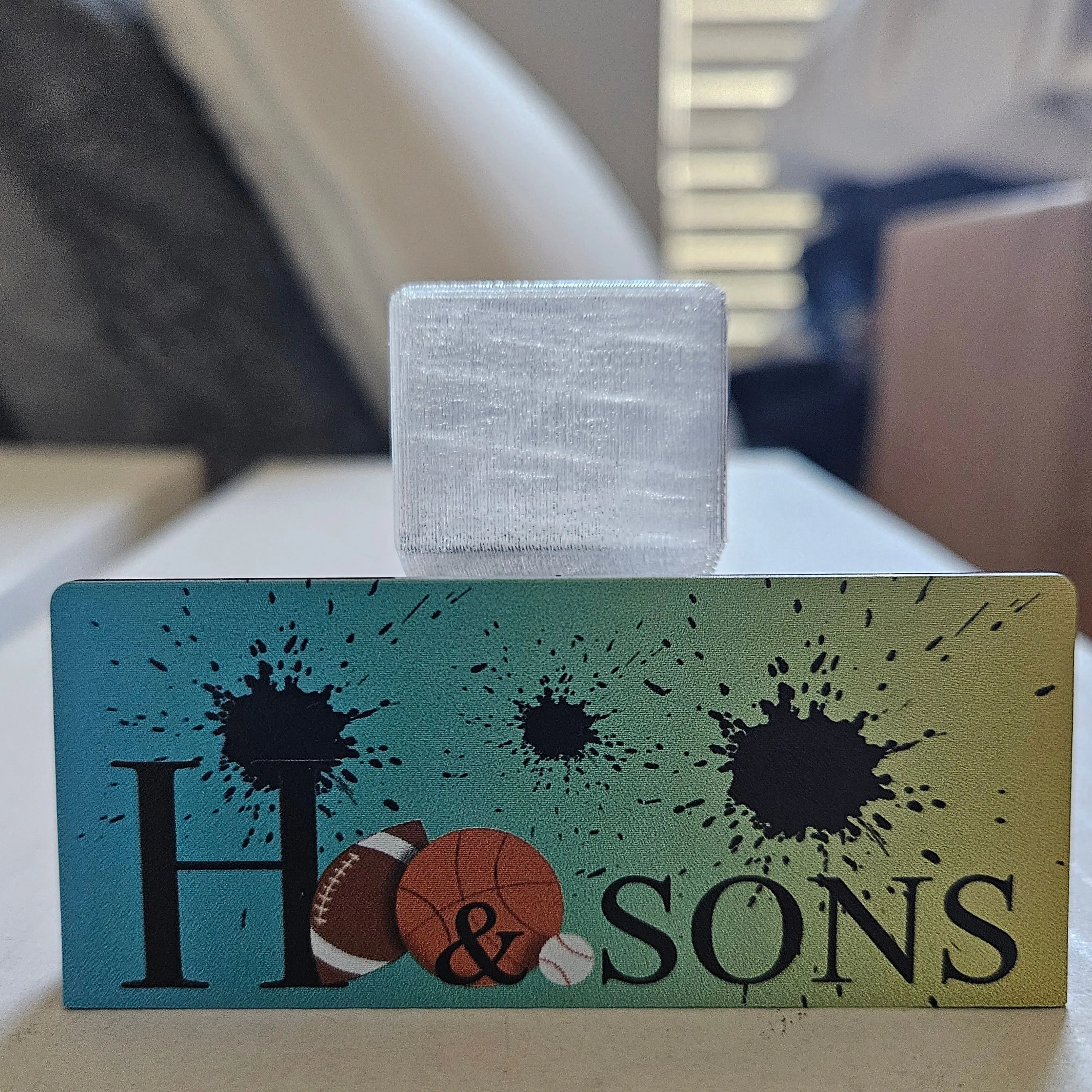 Product image for Black Splash Card Stand