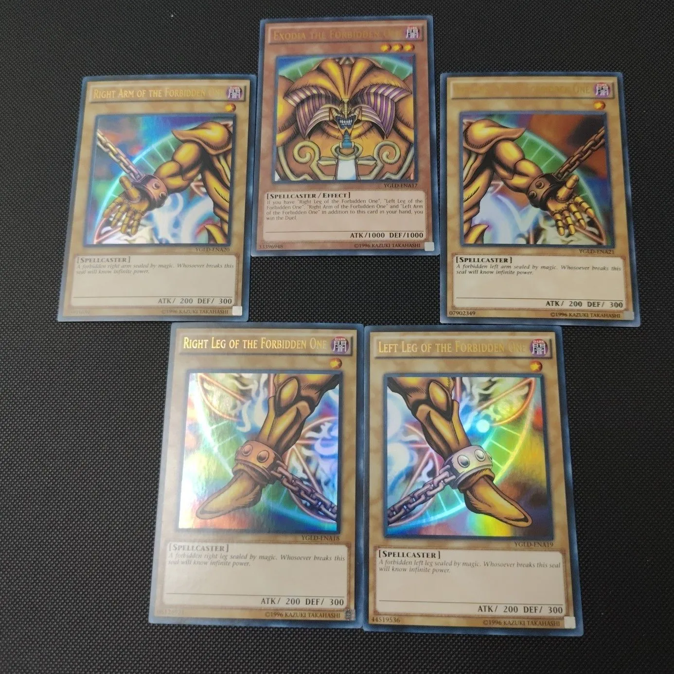 YuGiOh! Exodia the Forbidden One Complete Set YGLD Ultra Rare S028 Near  Mint  Whatnot: Shop, Sell, Connect