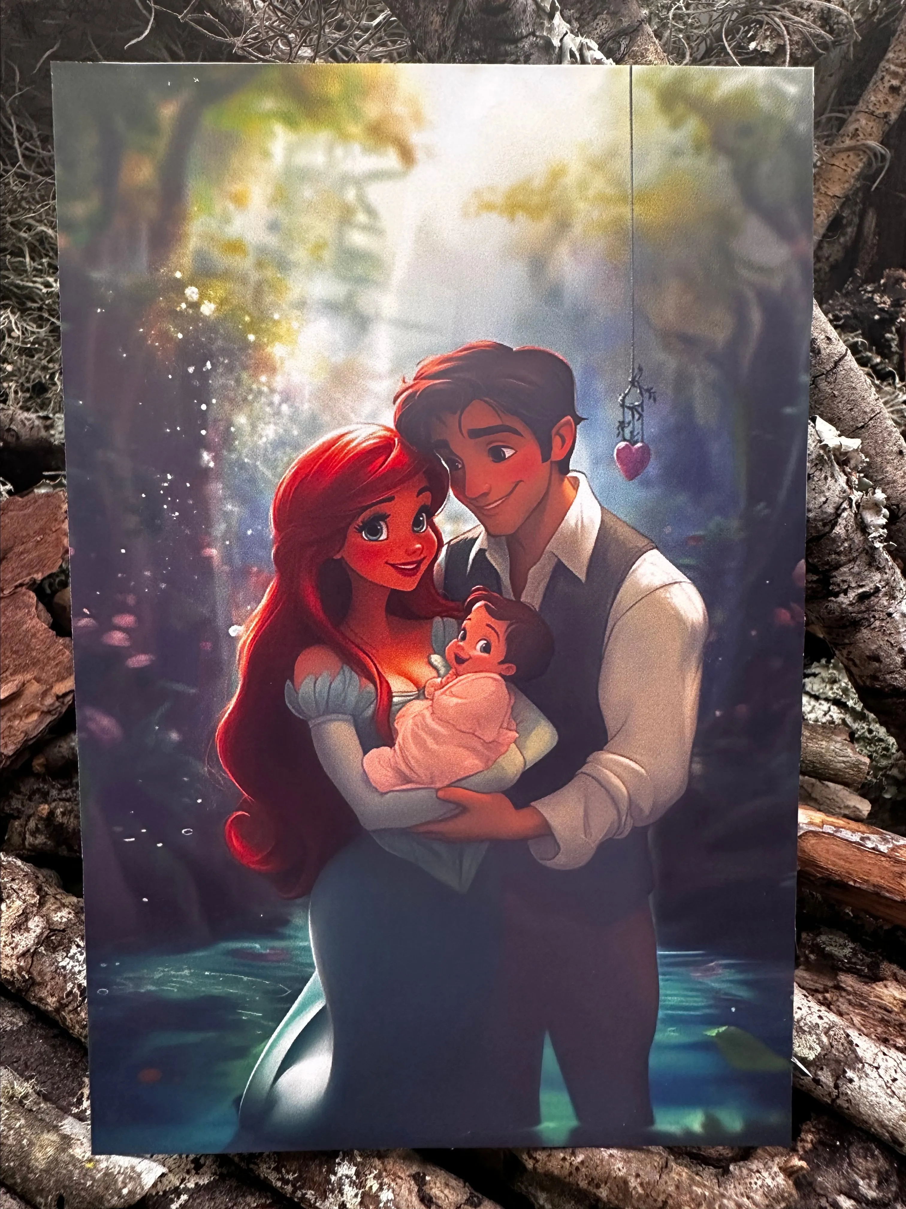 Product image for OHANA artwork HANDMADE by me POST CARDS