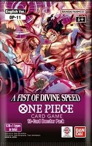 Produktbild für One Piece Card Game - A Fist Of Divine Speed OP11 Display japanisch