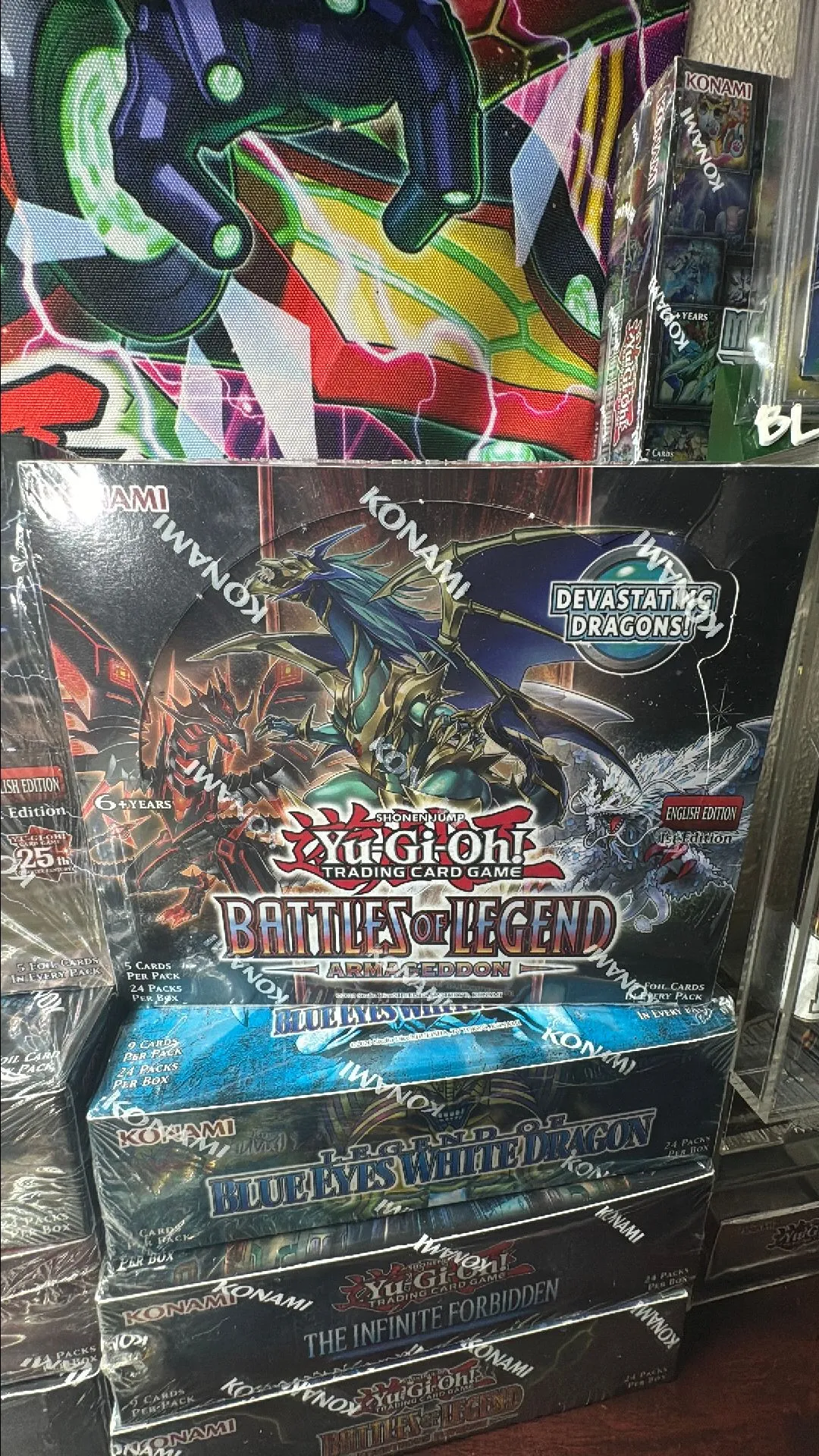 battle of legend armageddon booster box Amazon.com: Konami Yu-Gi-Oh! Battles of Legend: Armageddon Booster Box :  Toys & Games main image 0
