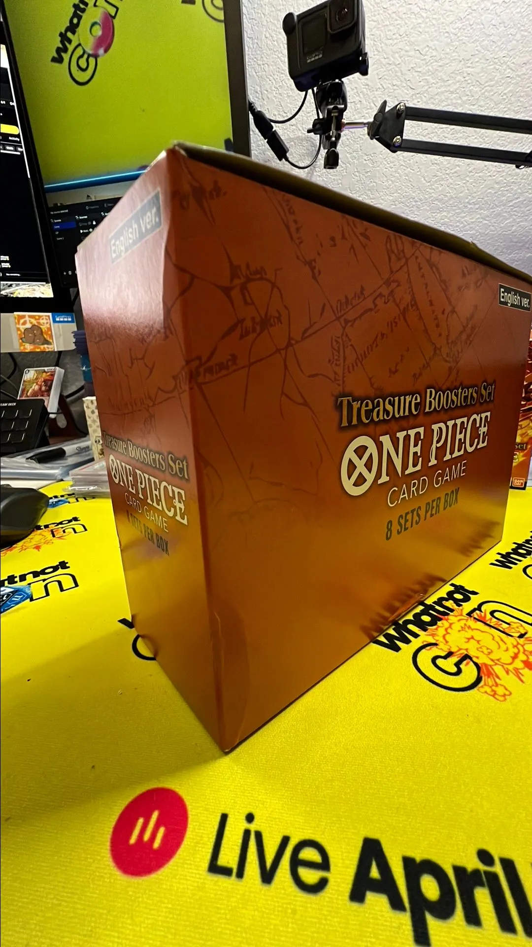 1- One piece Treasure booster set CASE  Whatnot: Shop, Sell, Connect