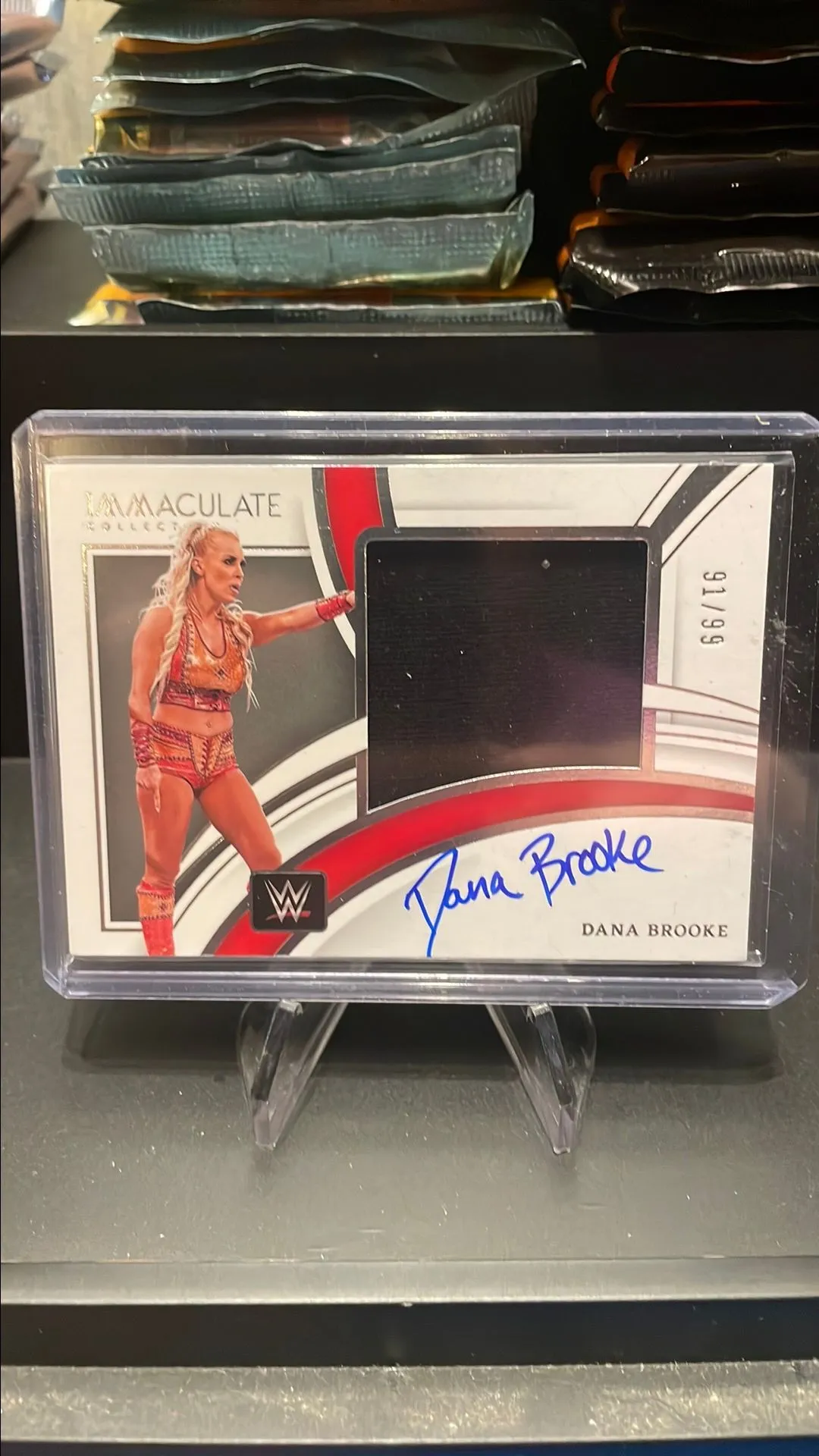 Product image for 2022 Immaculate Dana Brooke Patch Auto 91/99