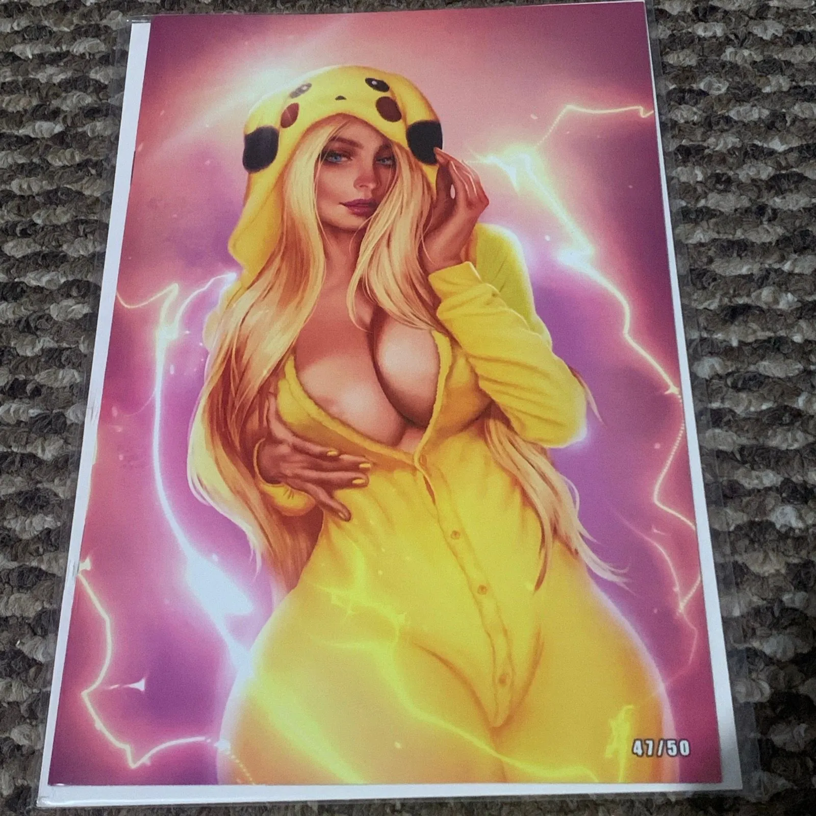 Product image for Patriotika #1 Pikachu Nice Virgin Variant Chapter #1 Two Become One LTD 50 47/50