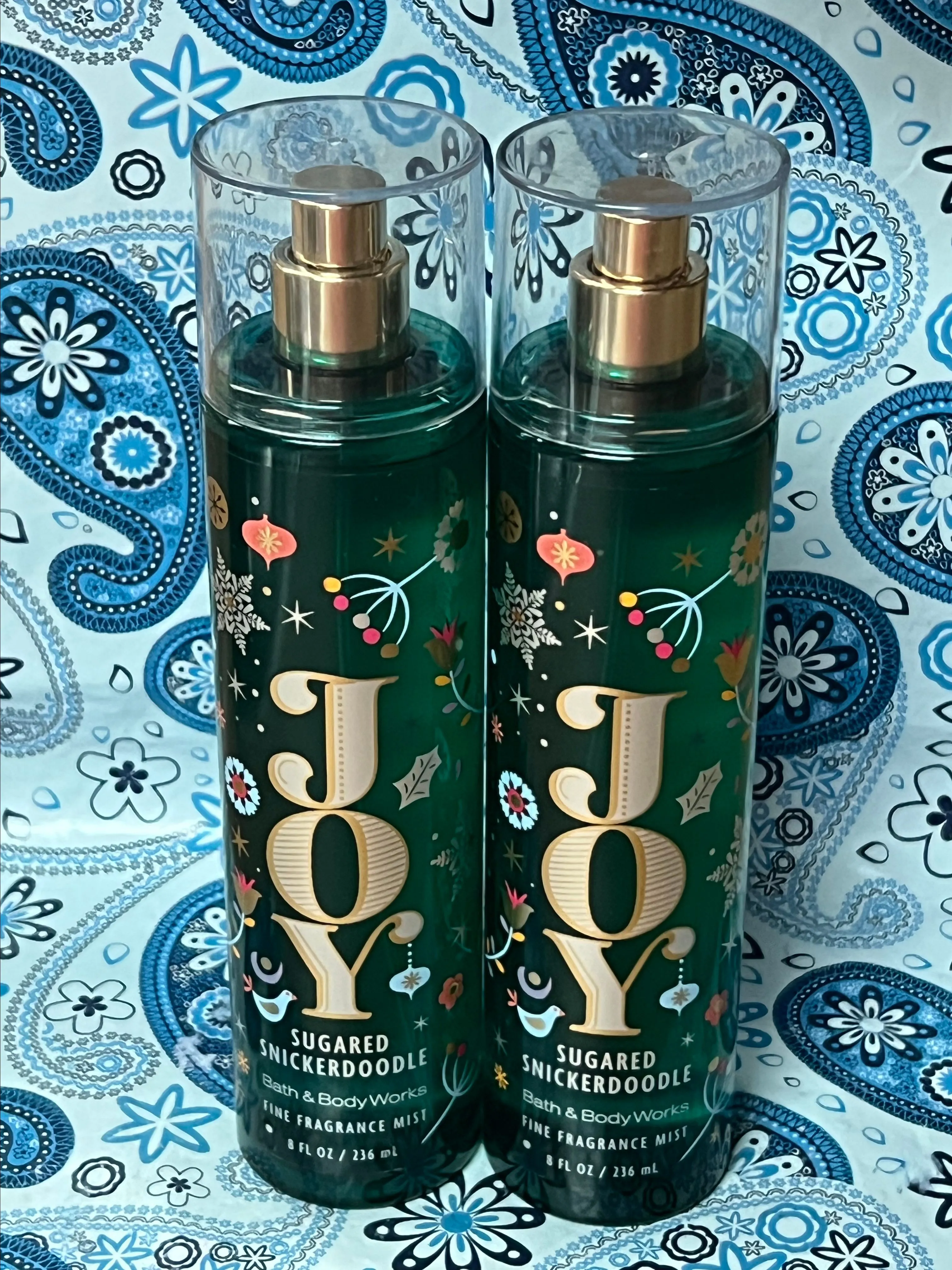 Product image for 2 Bath & Body Works JOY Sugared Snickerdoodle Fragrance Body Mist 8 oz
