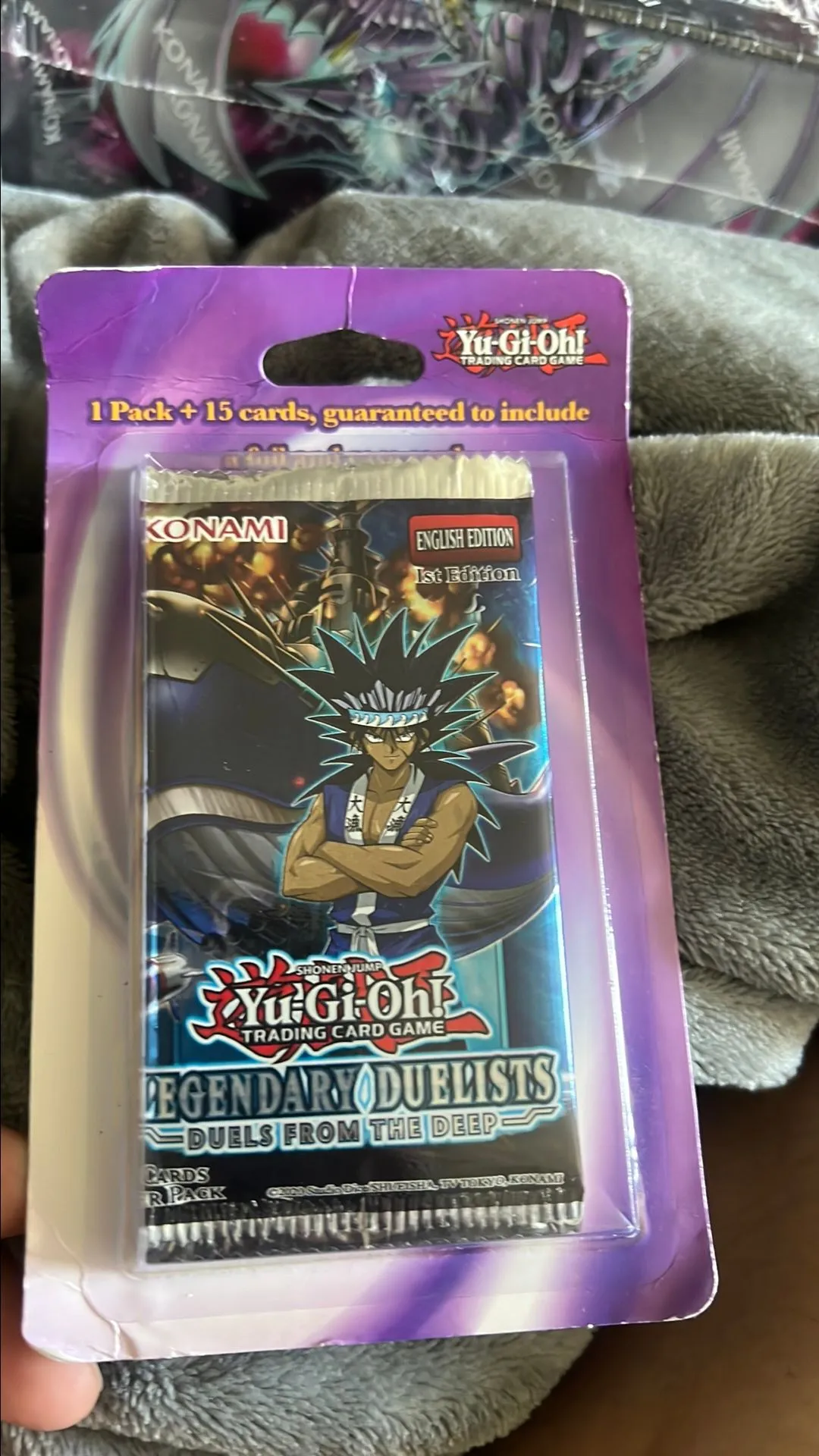 Product image for 1 pack and 15 cards. Guaranteed to include a holo and rare