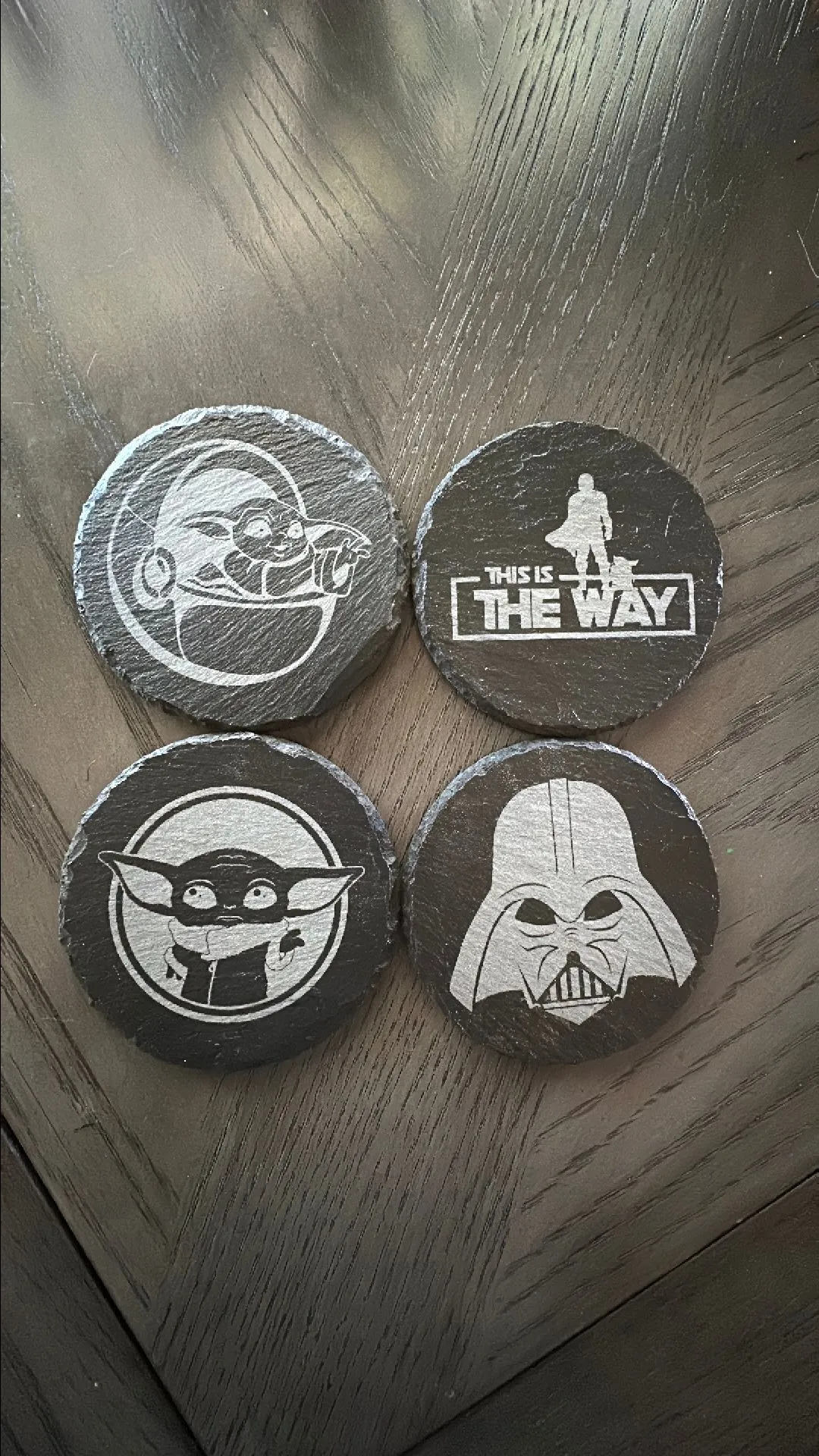Product image for Star Wars slate coaster set (4pc)