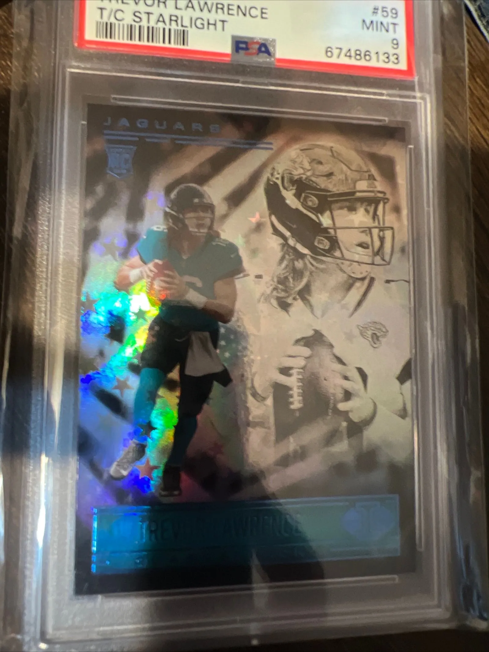 Product image for Trevor Lawrence RC Starlight Mint 9 jaguars