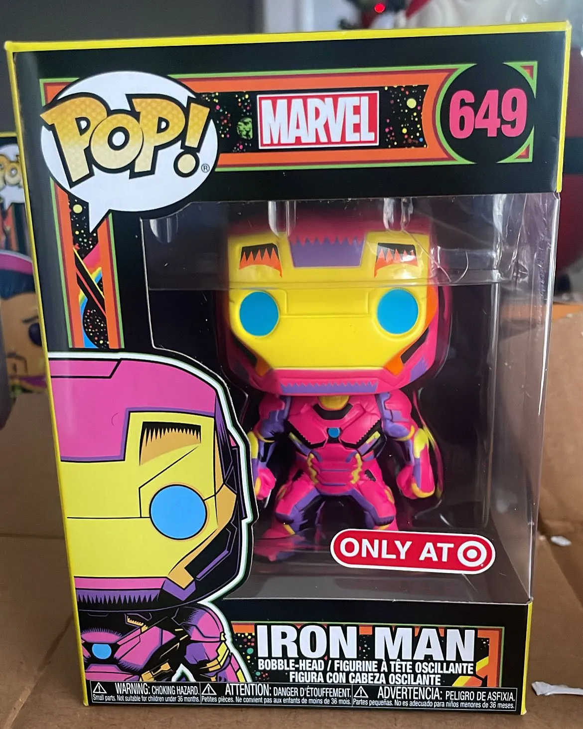Product image for Iron man black light funko pop