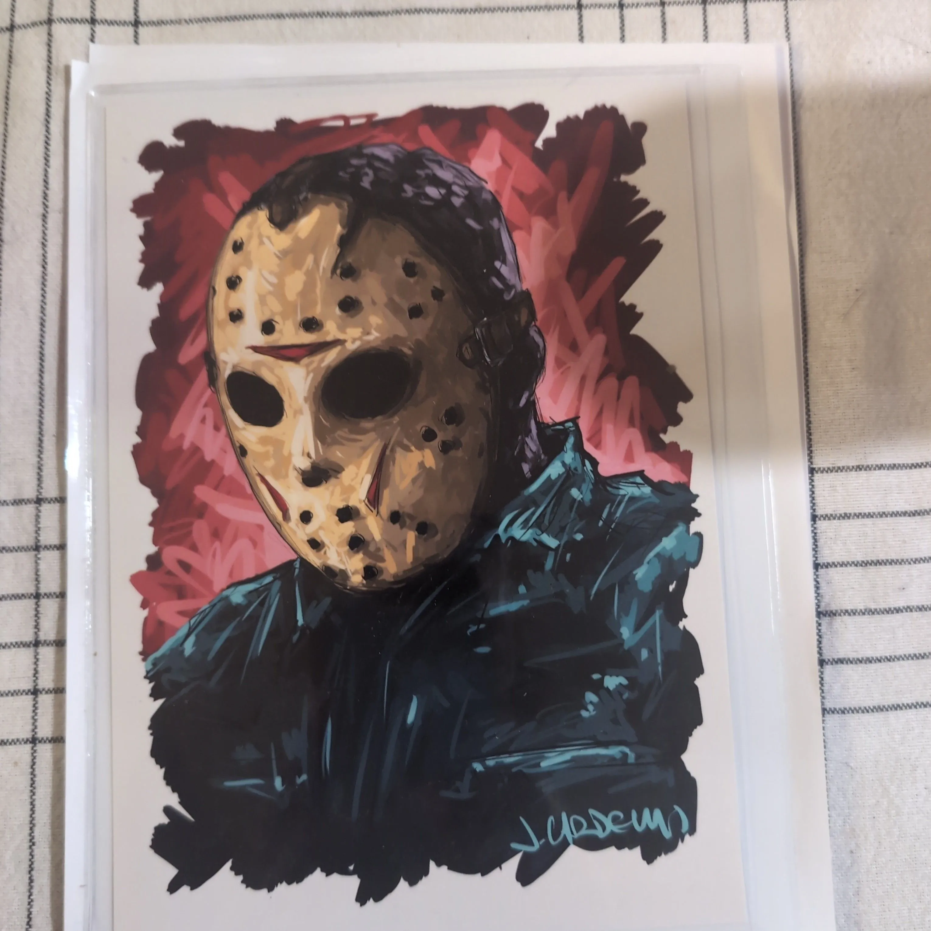Product image for Jason artwork w/coin