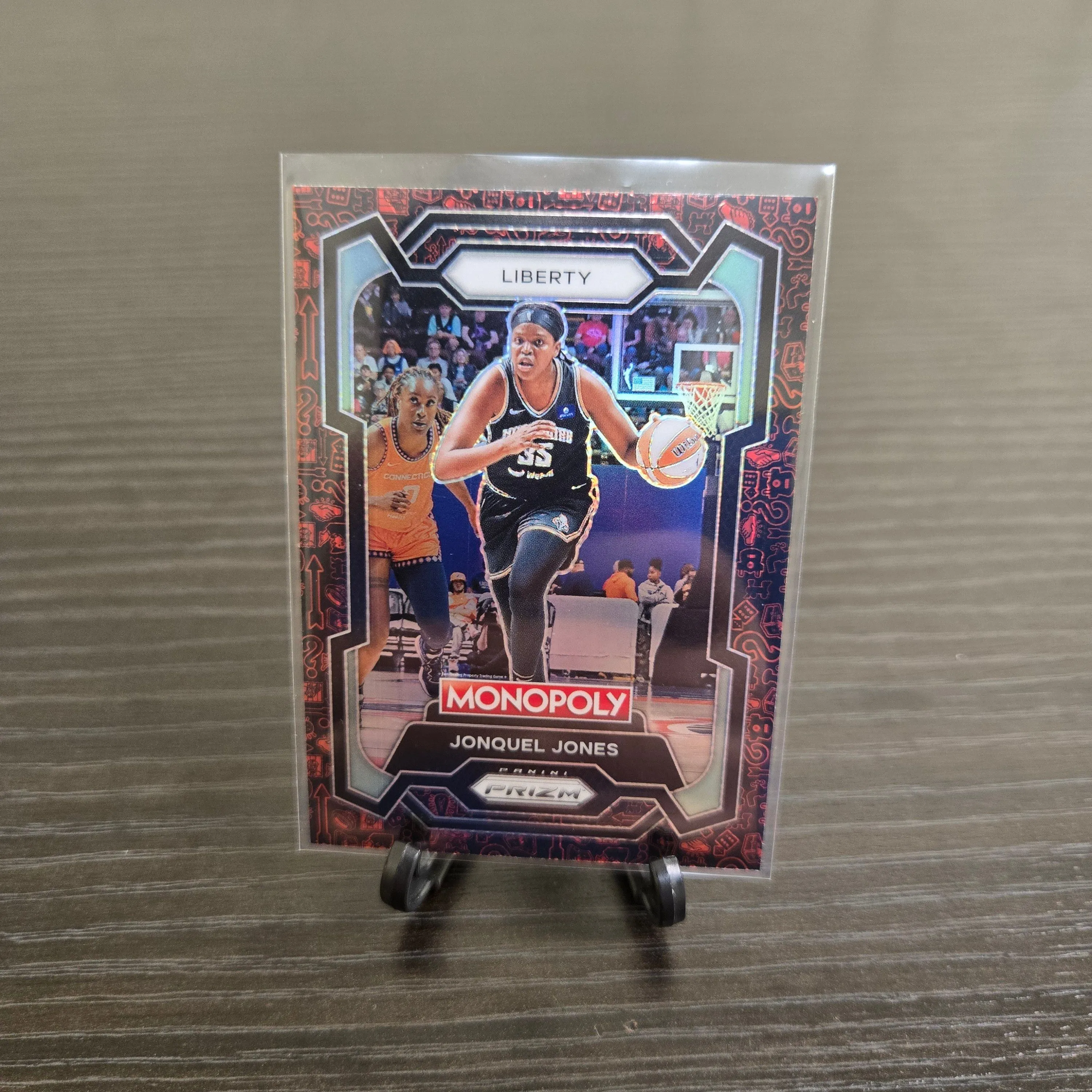 Product image for Jonquel Jones Liberty WNBA basketball card 