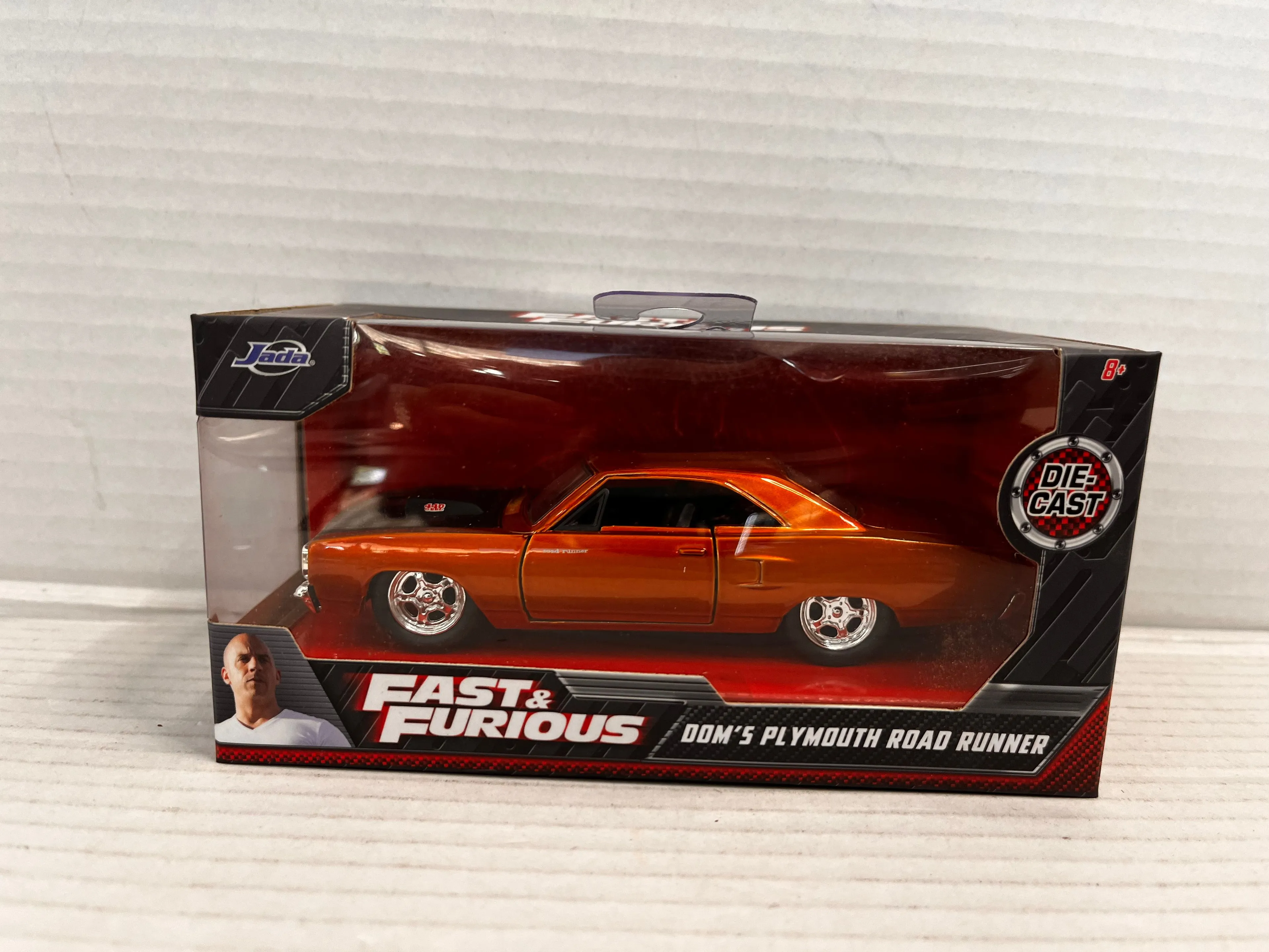 Product image for Fast & Furious Doms Plymouth Road Runner scale 1:32 Die-cast Car