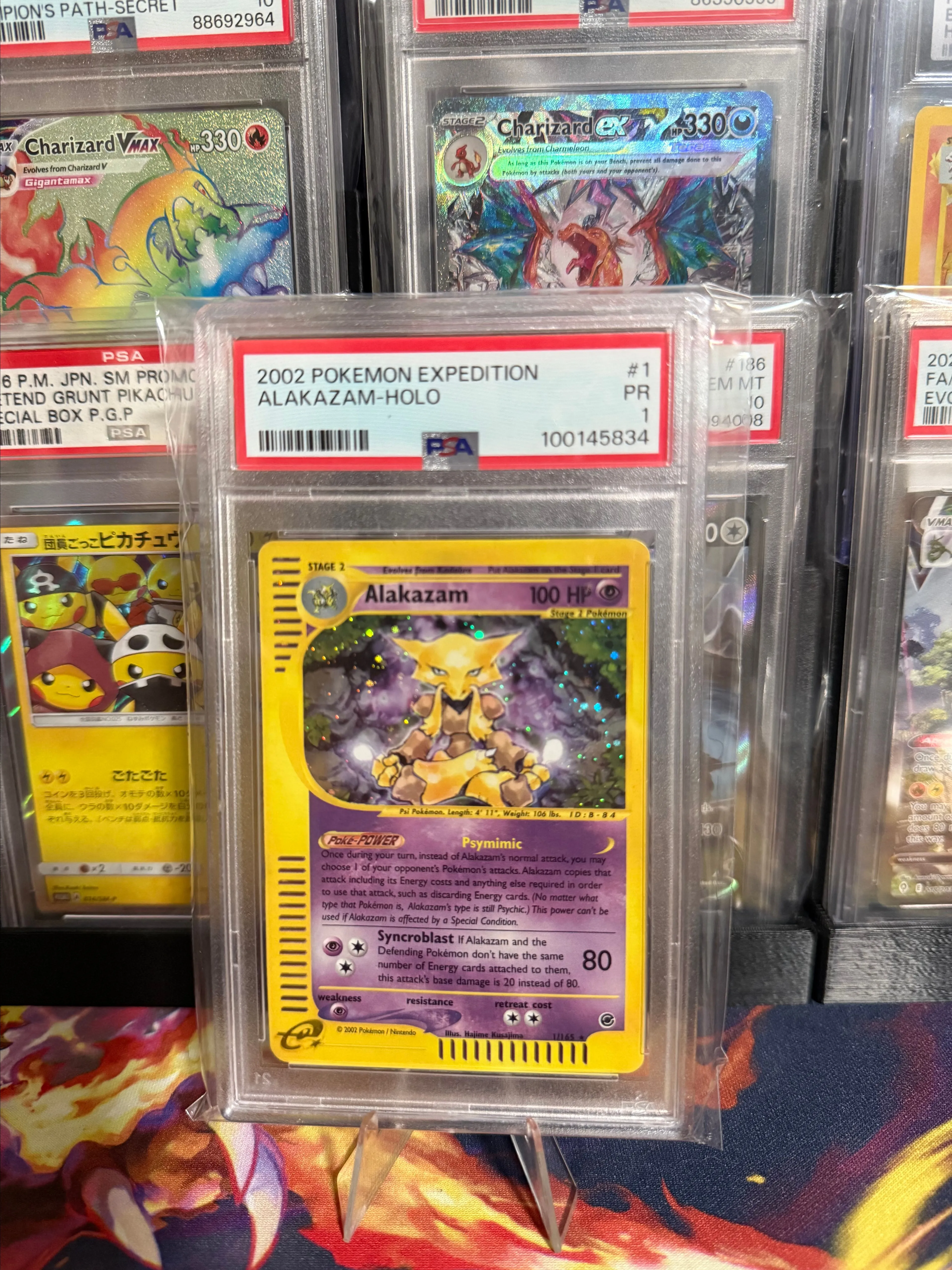 PSA 1! Expedition Alakazam Holo #1  Whatnot: Shop, Sell, Connect