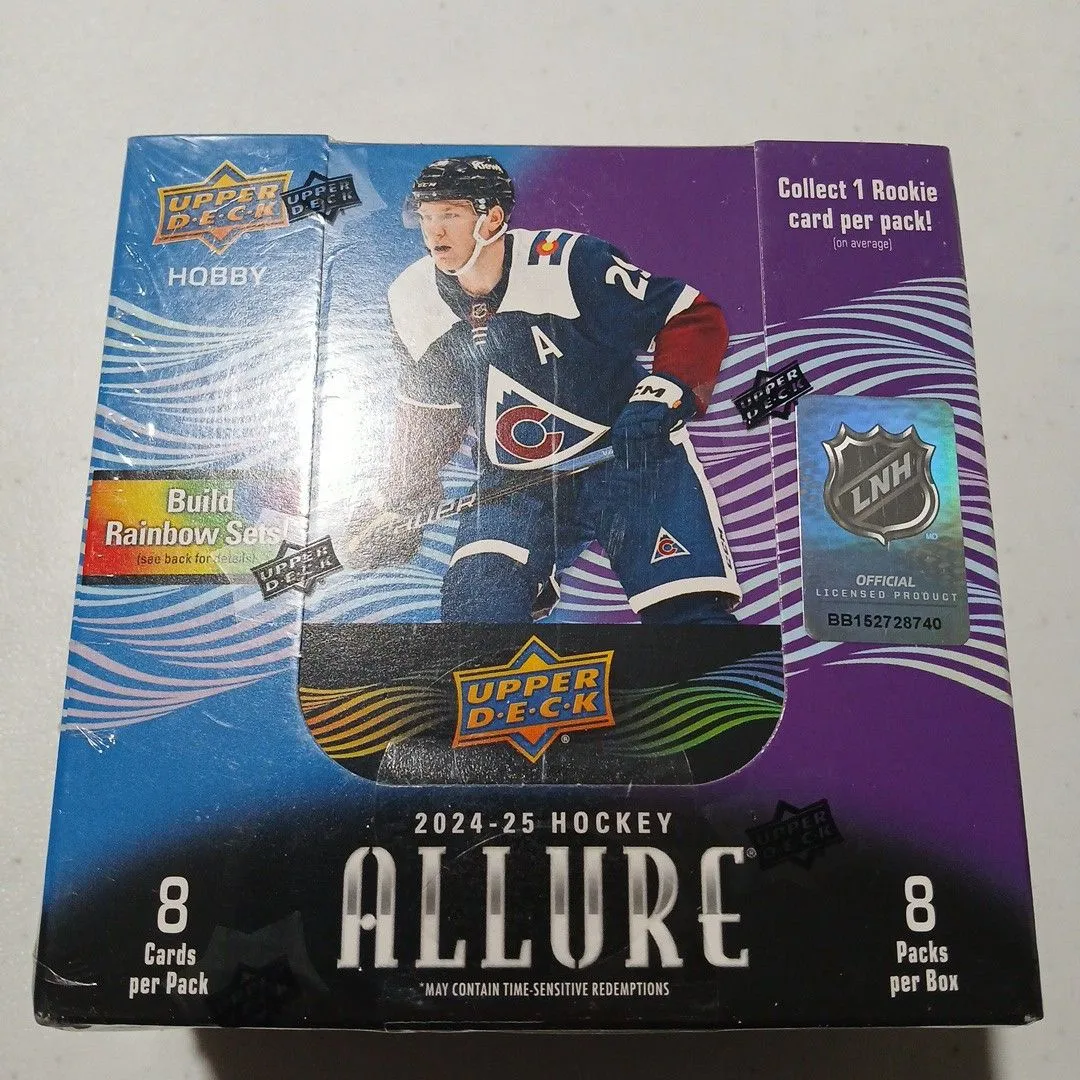 Product image for 2024-25 Upper Deck Allure Hobby Box- Ripped and Shipped No Base