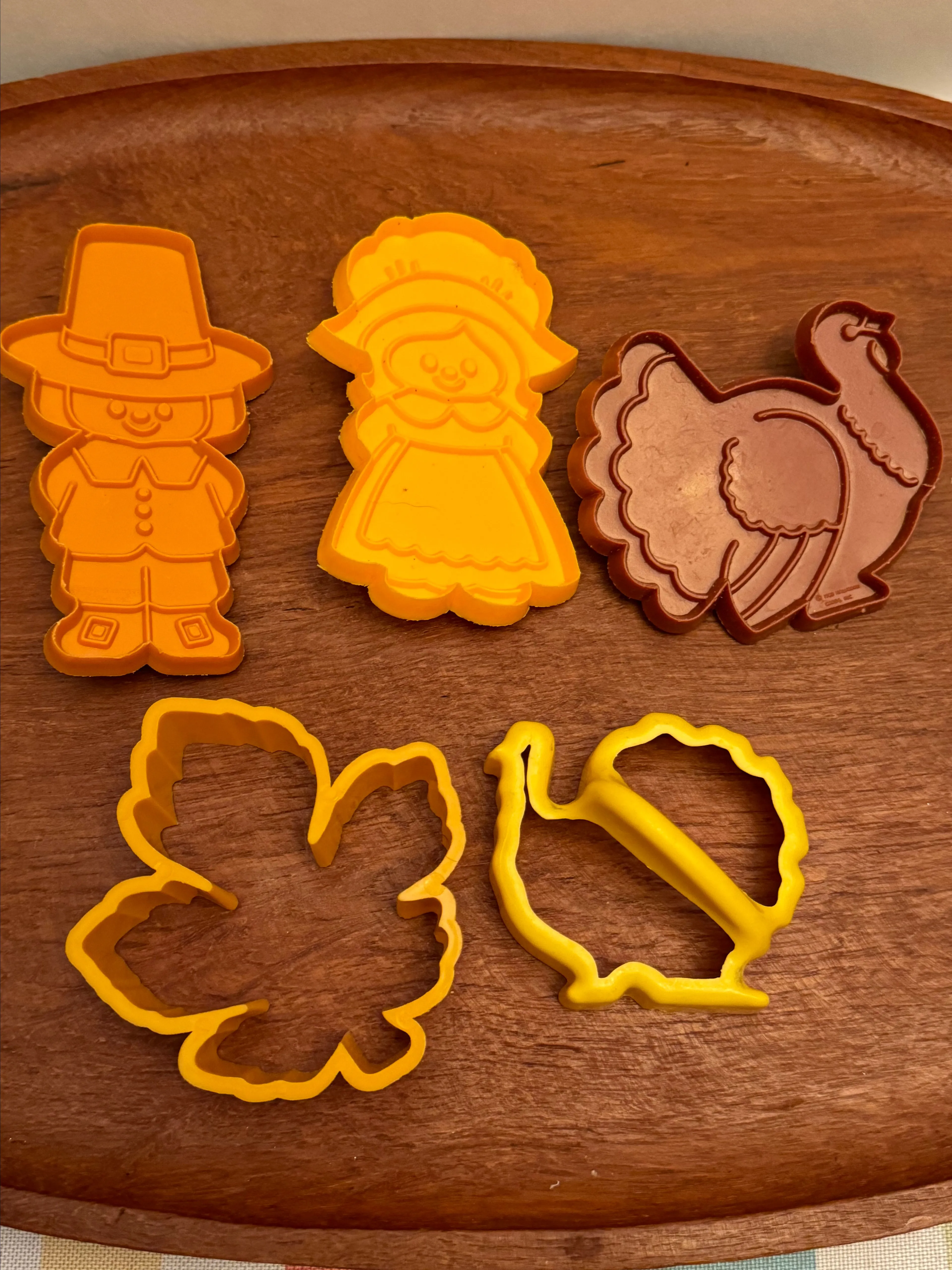 Product image for Thanksgiving cookie cutters set