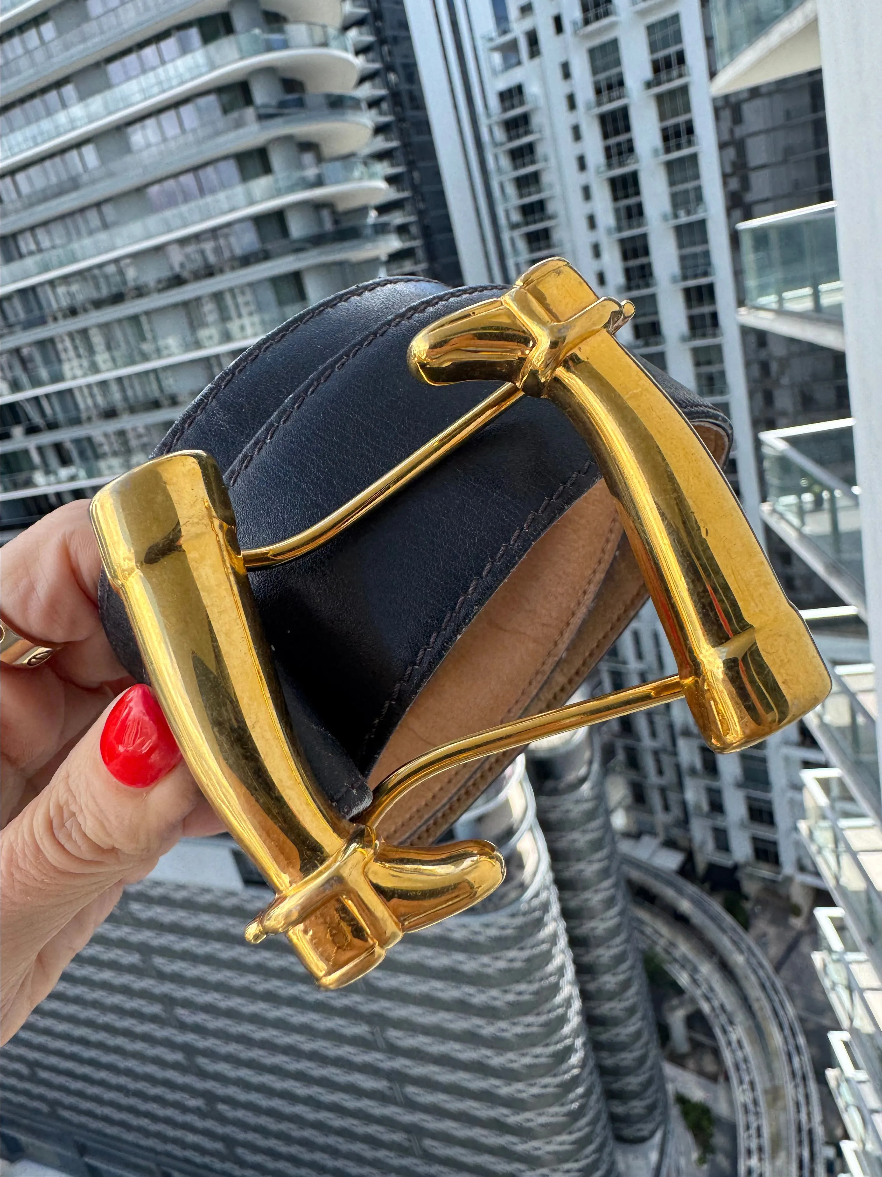 Product image for 33. Gucci Leather Belt