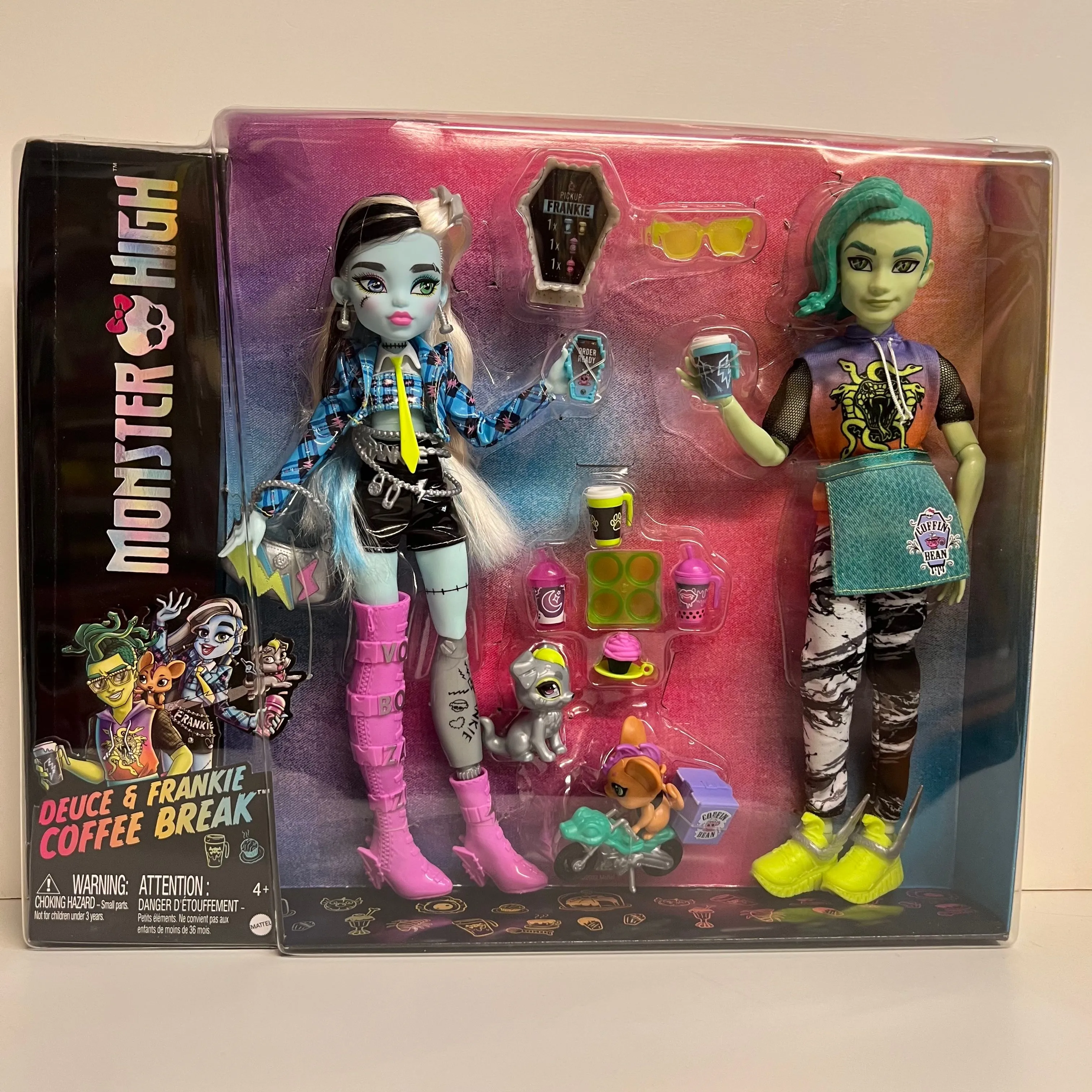 Product image for Monster High Coffee Break Deuce and Frankie