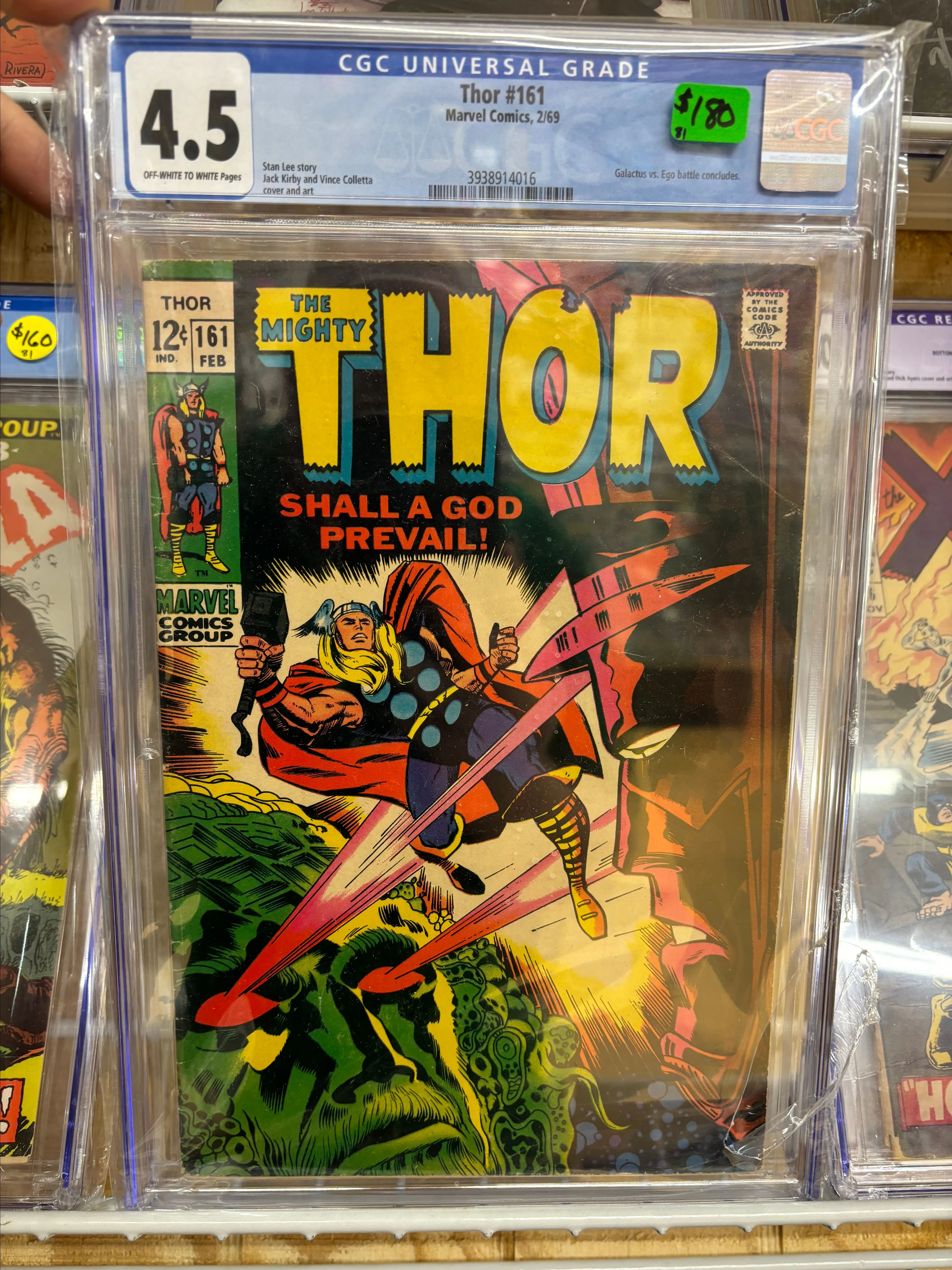 Product image for Thor 161  CGC 4.5 1969
