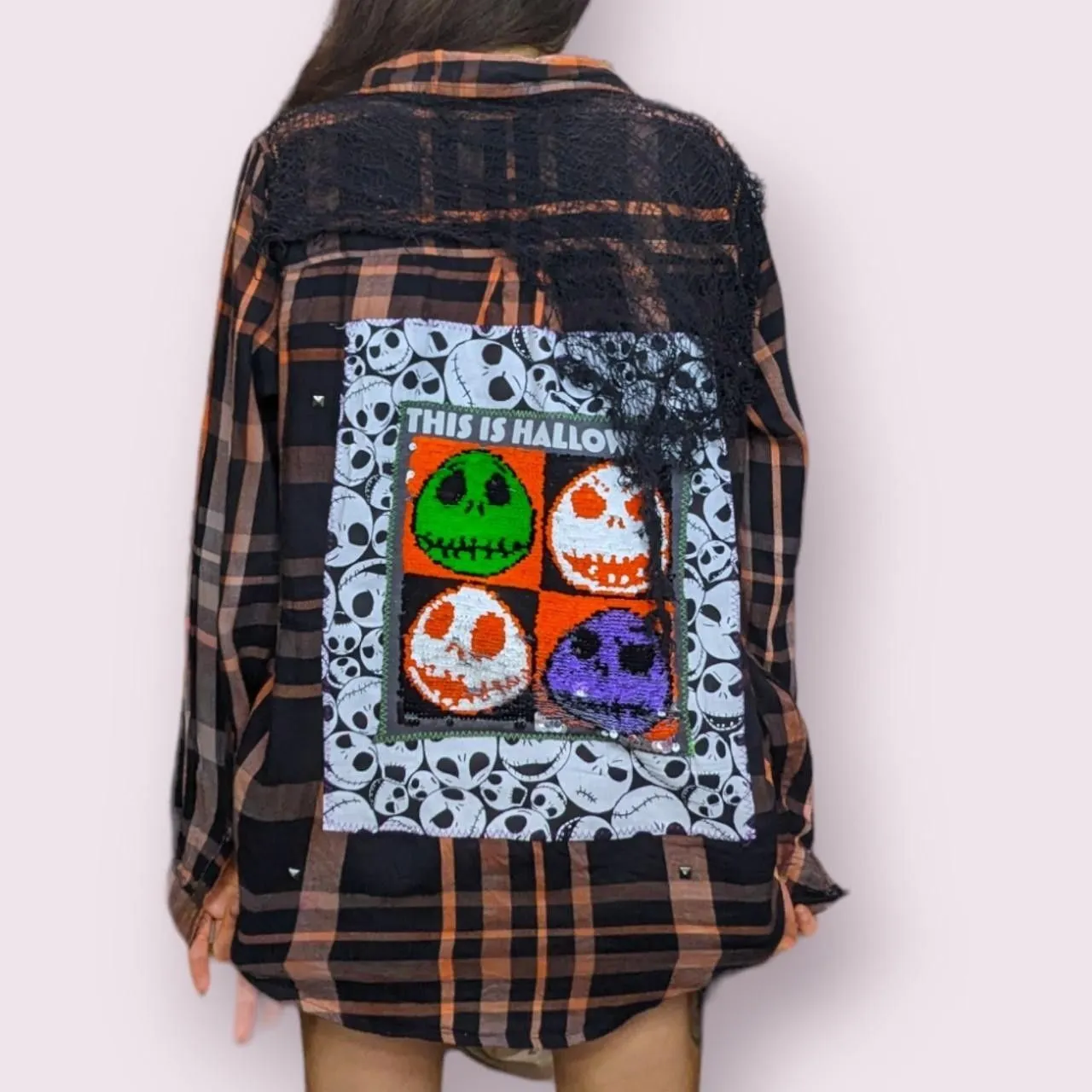 Product image for nightmare before Christmas flannel