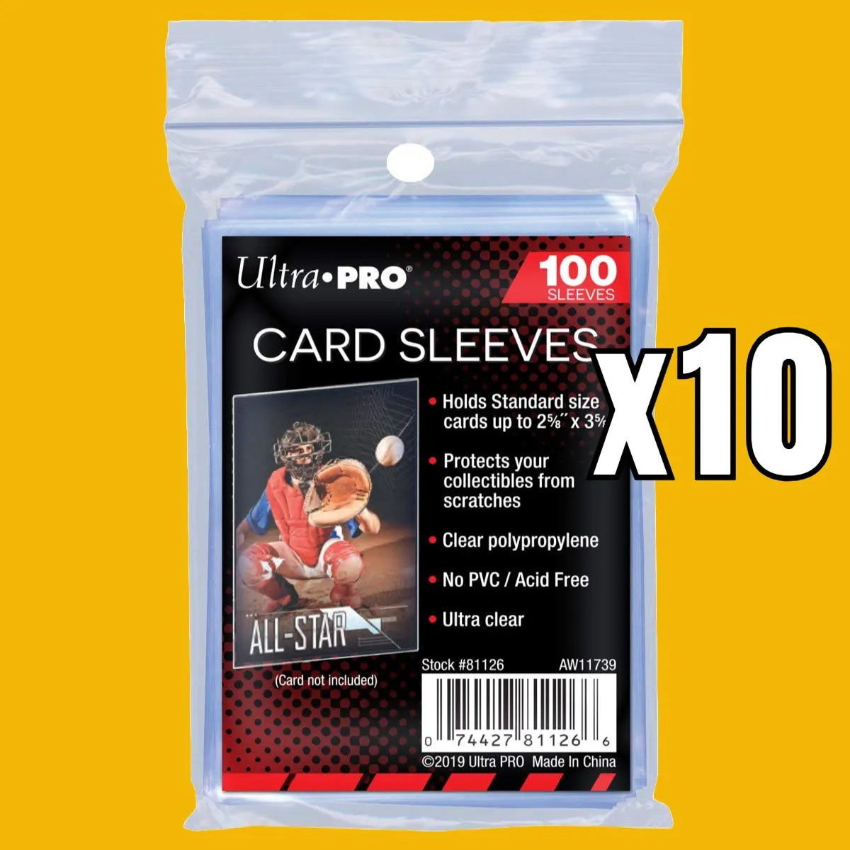 Product image for 1,000 Count Ultra Pro Penny Sleeves