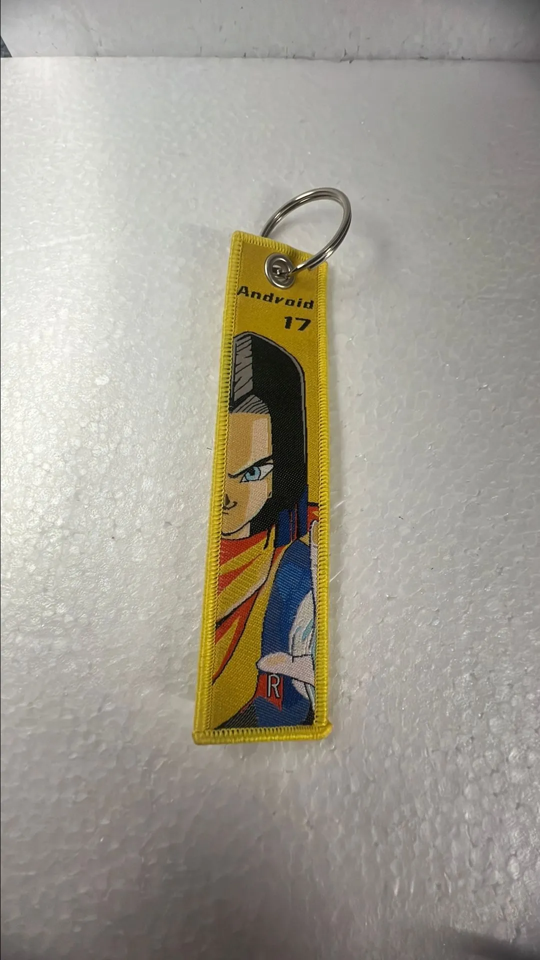 Product image for Dragon Ball Z Android 17 & 18 Jet Tag Keychain
