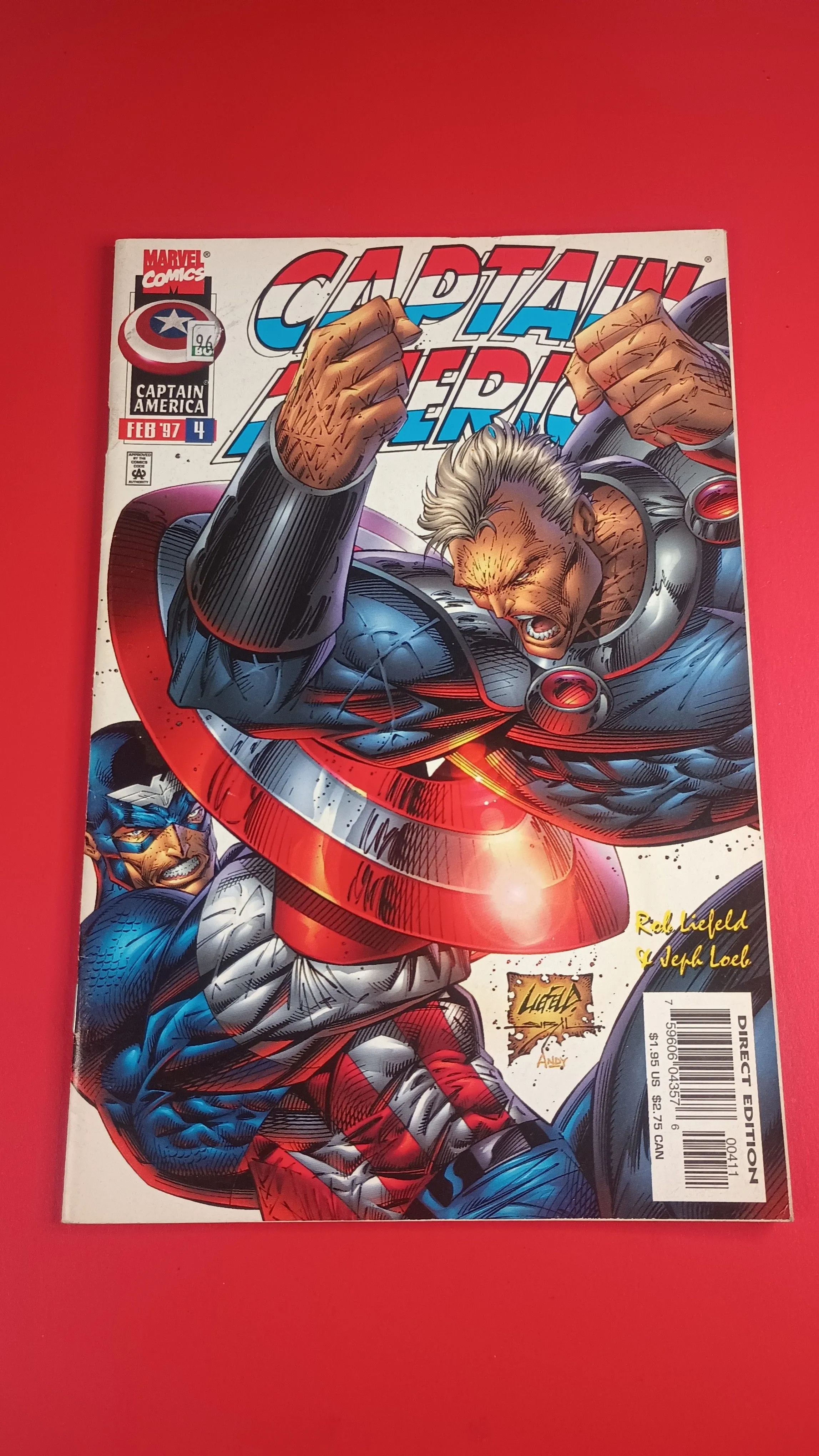 Product image for Captain America #4 Liefeld Cover