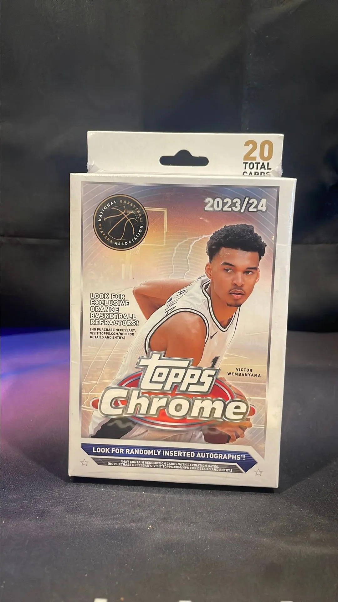 Product image for 2023-2024 TOPPS CHROME BASKETBALL HANGER BOX