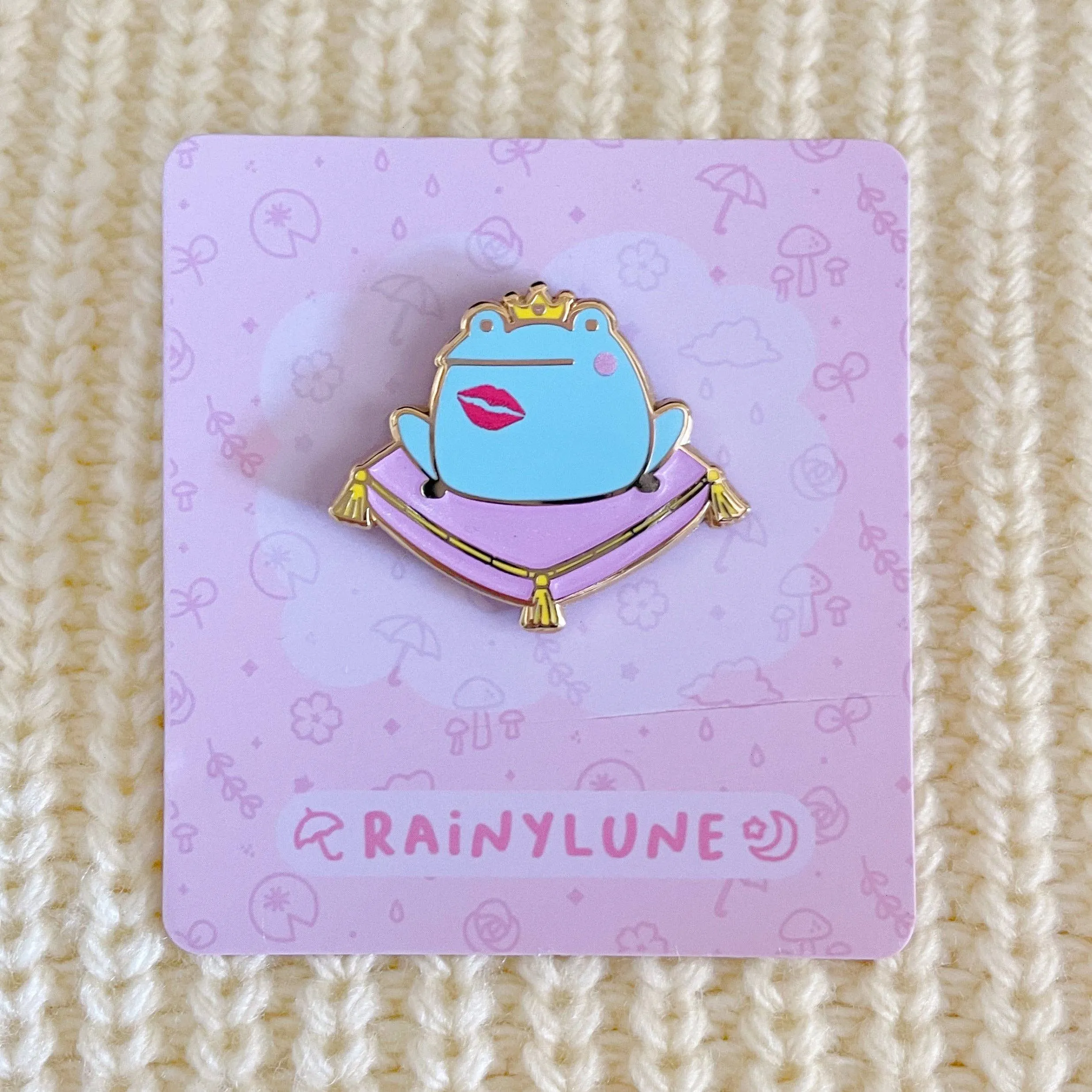 Product image for Rainylune Collectible Pin - Frog Prince Fairy Tale Pin