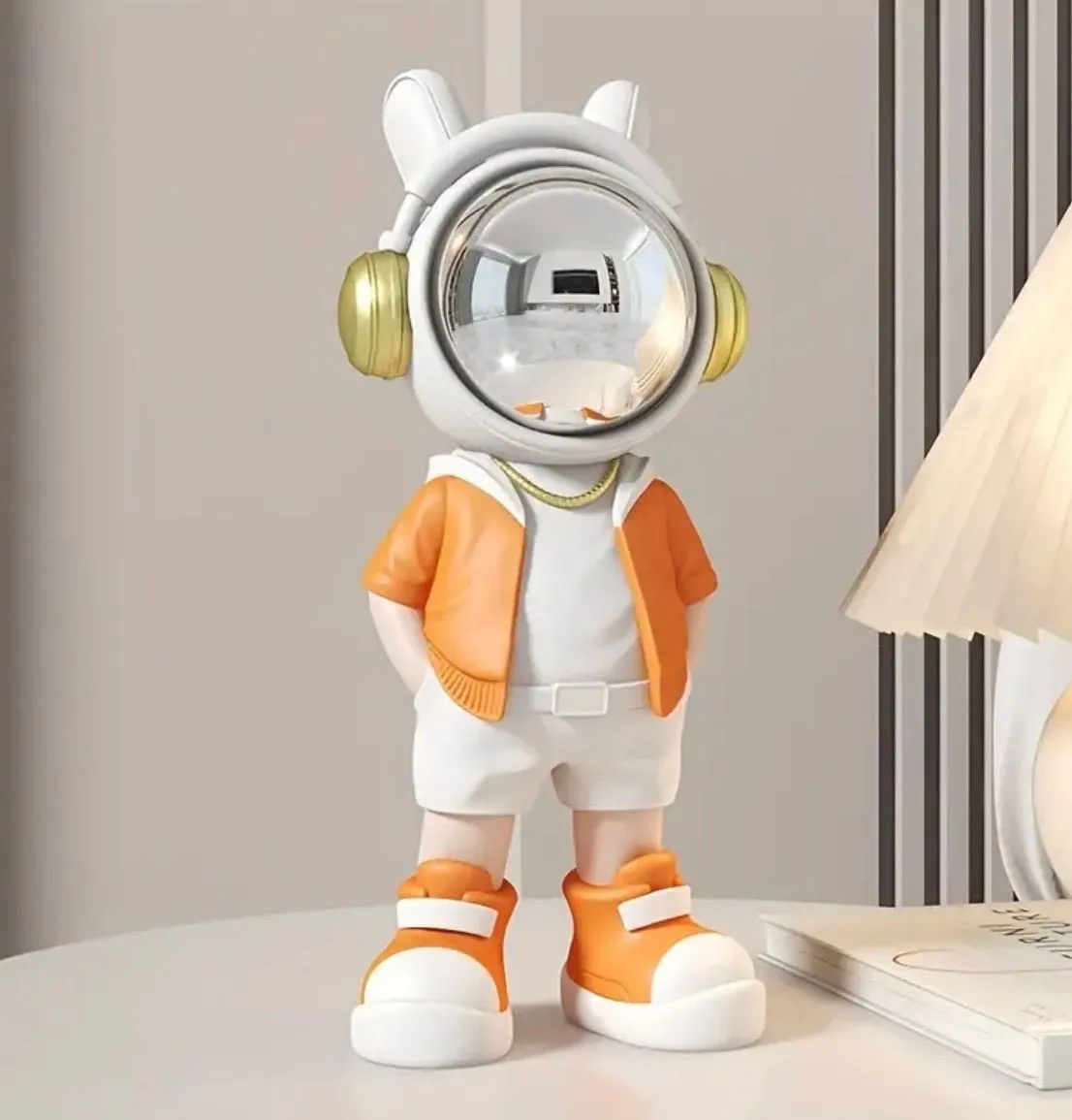 Product image for Resin Astronaut Decor Orange
