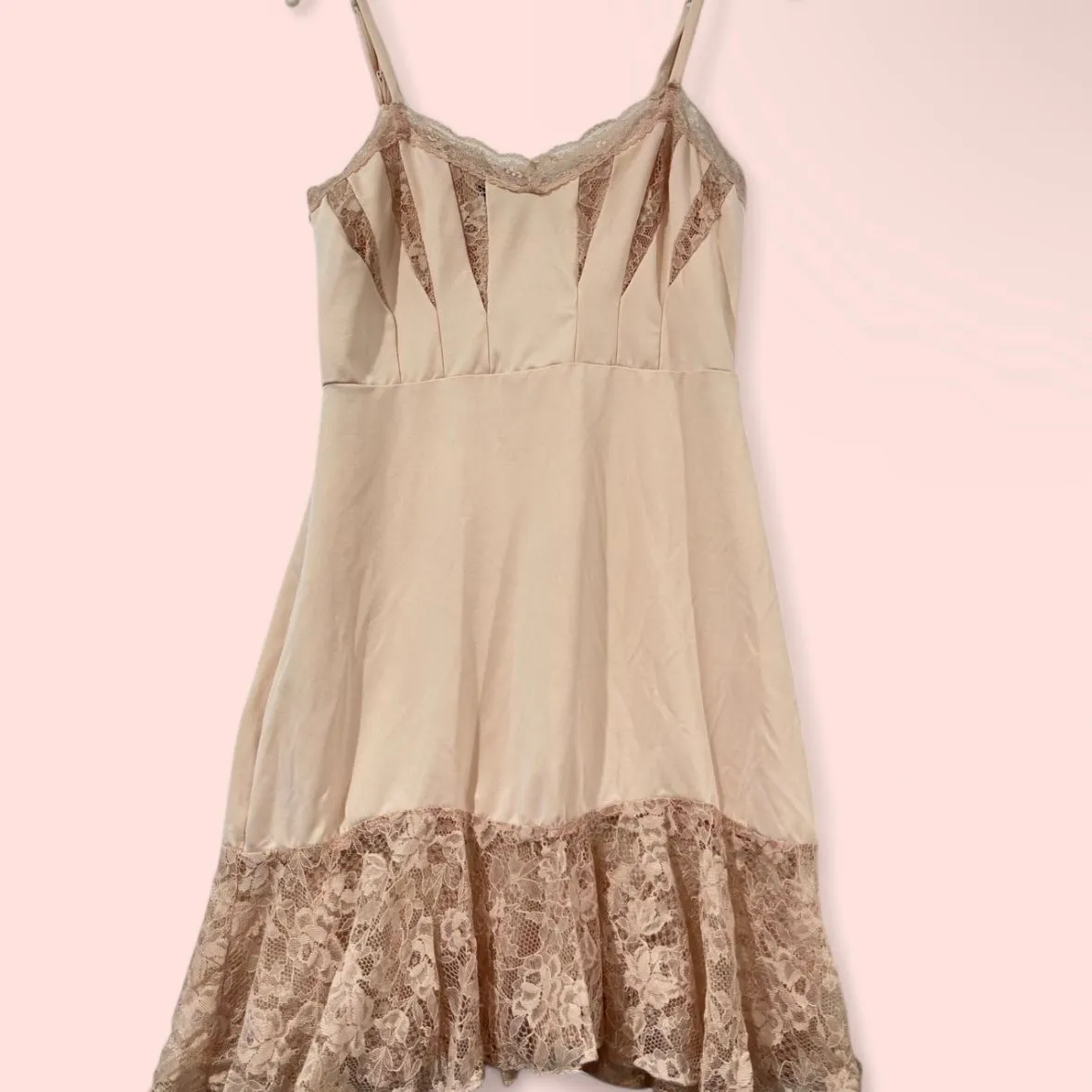 Product image for #20 Pink Fairy Lace Slip dress