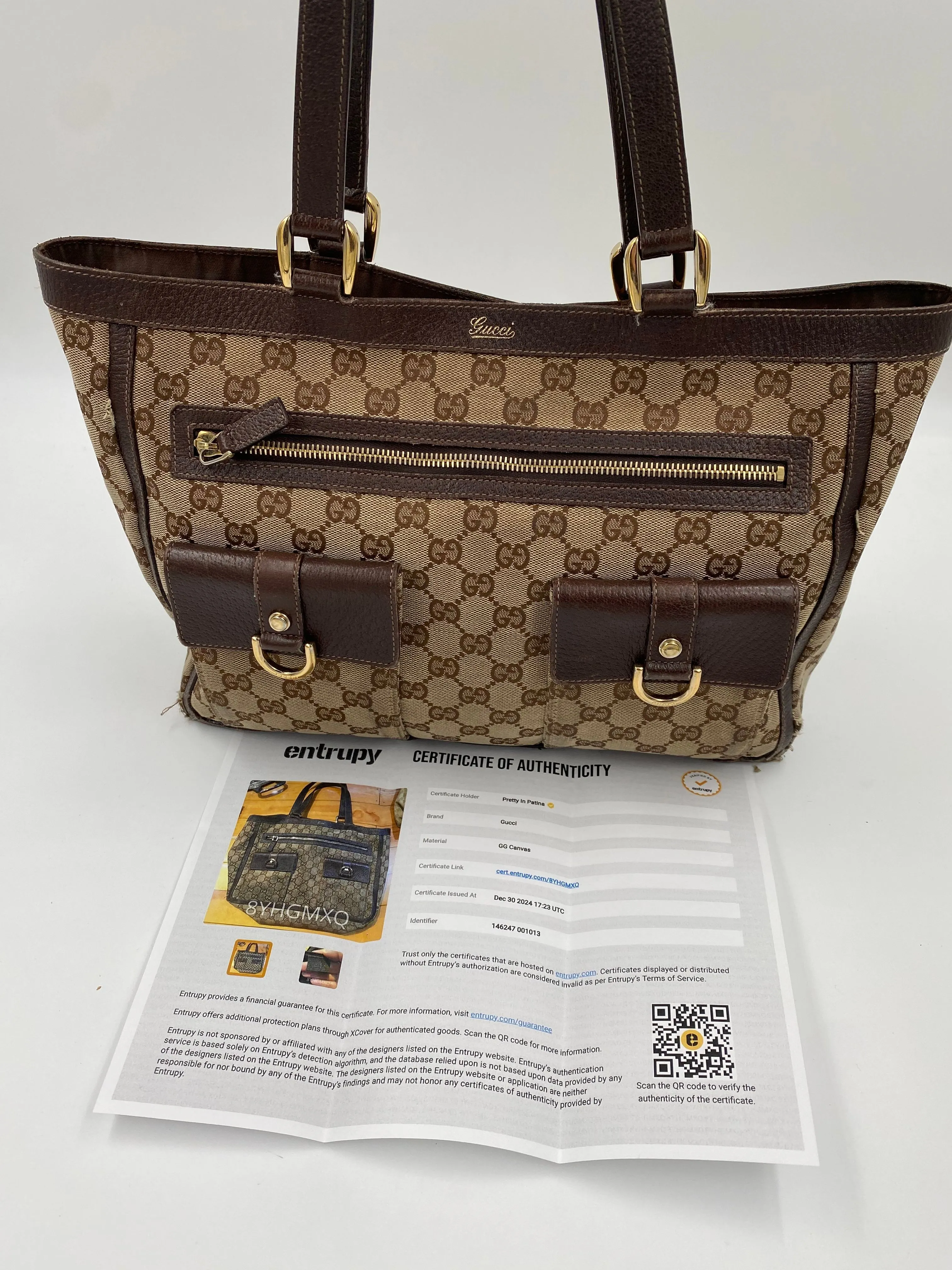 Product image for Gucci Canvas Abbey Tote 