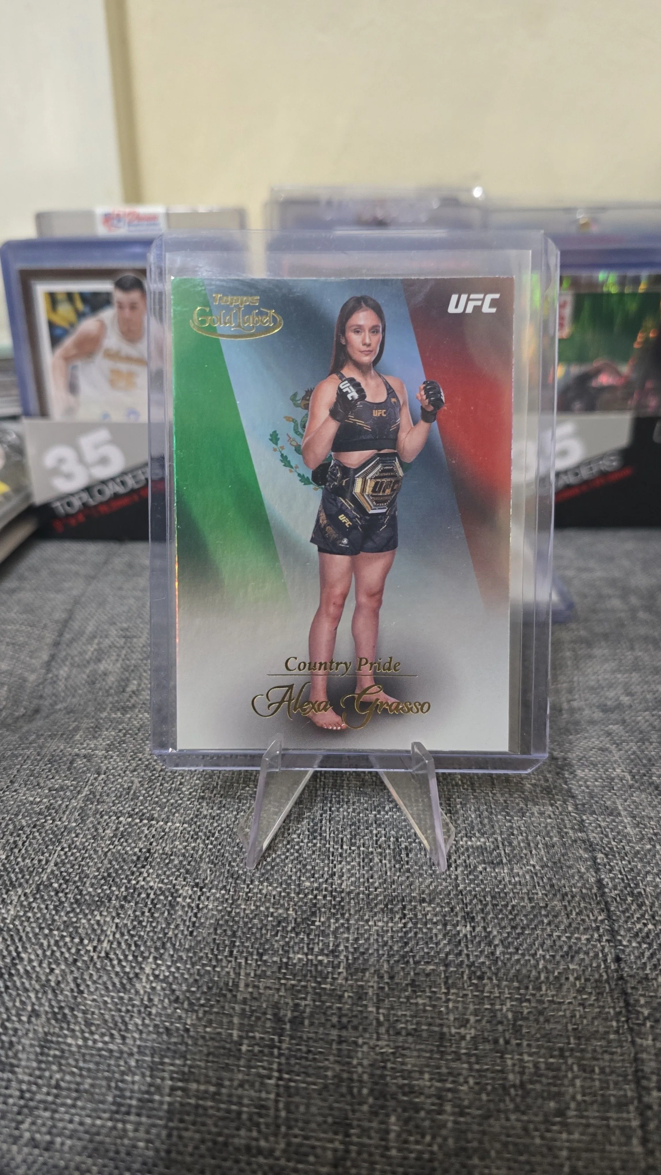 Product image for Alexa grasso 2024 Topps Gold Label UFC Country Pride Insert 