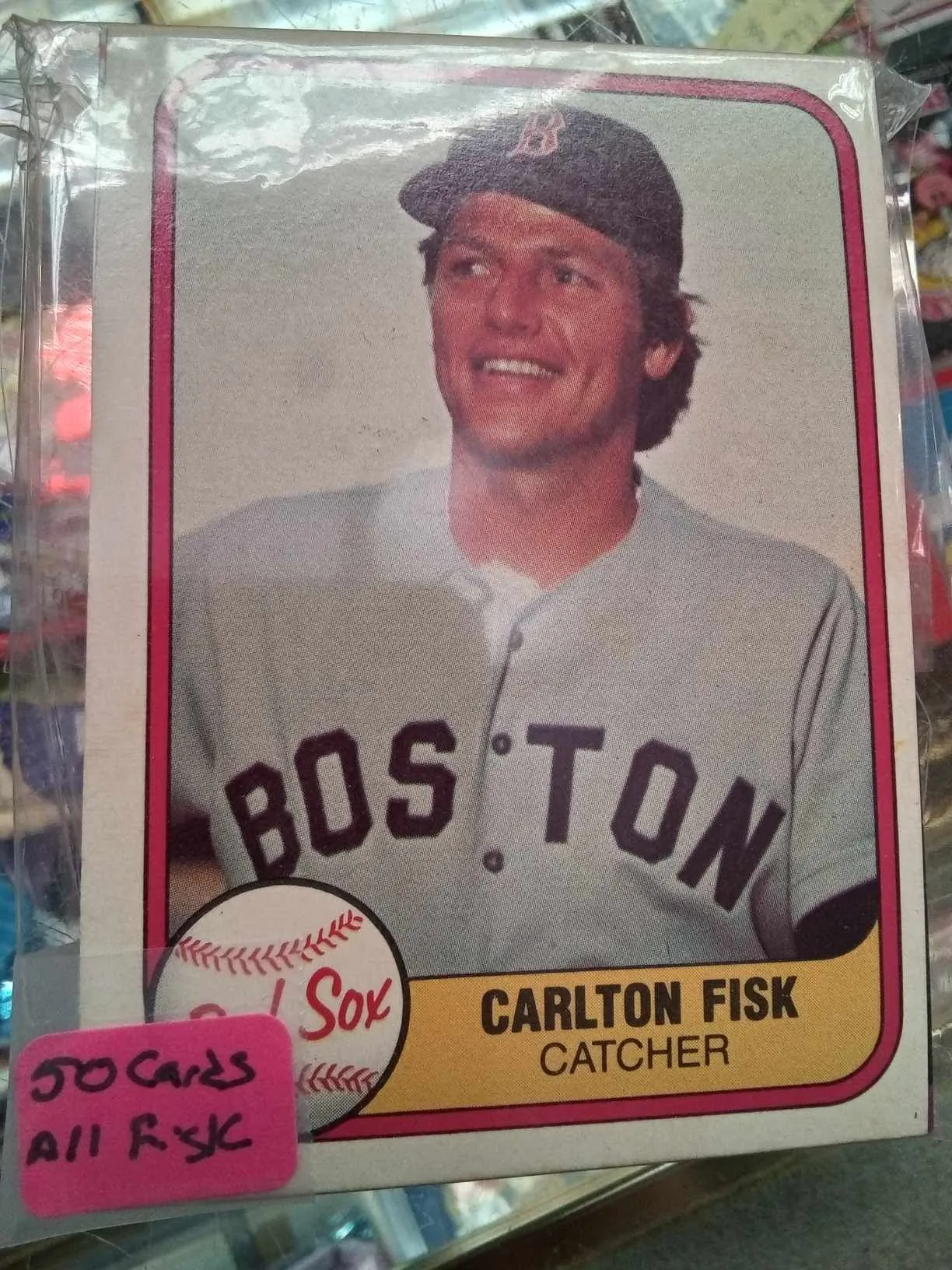 Product image for 50 Assorted Carlton Fisk Cards