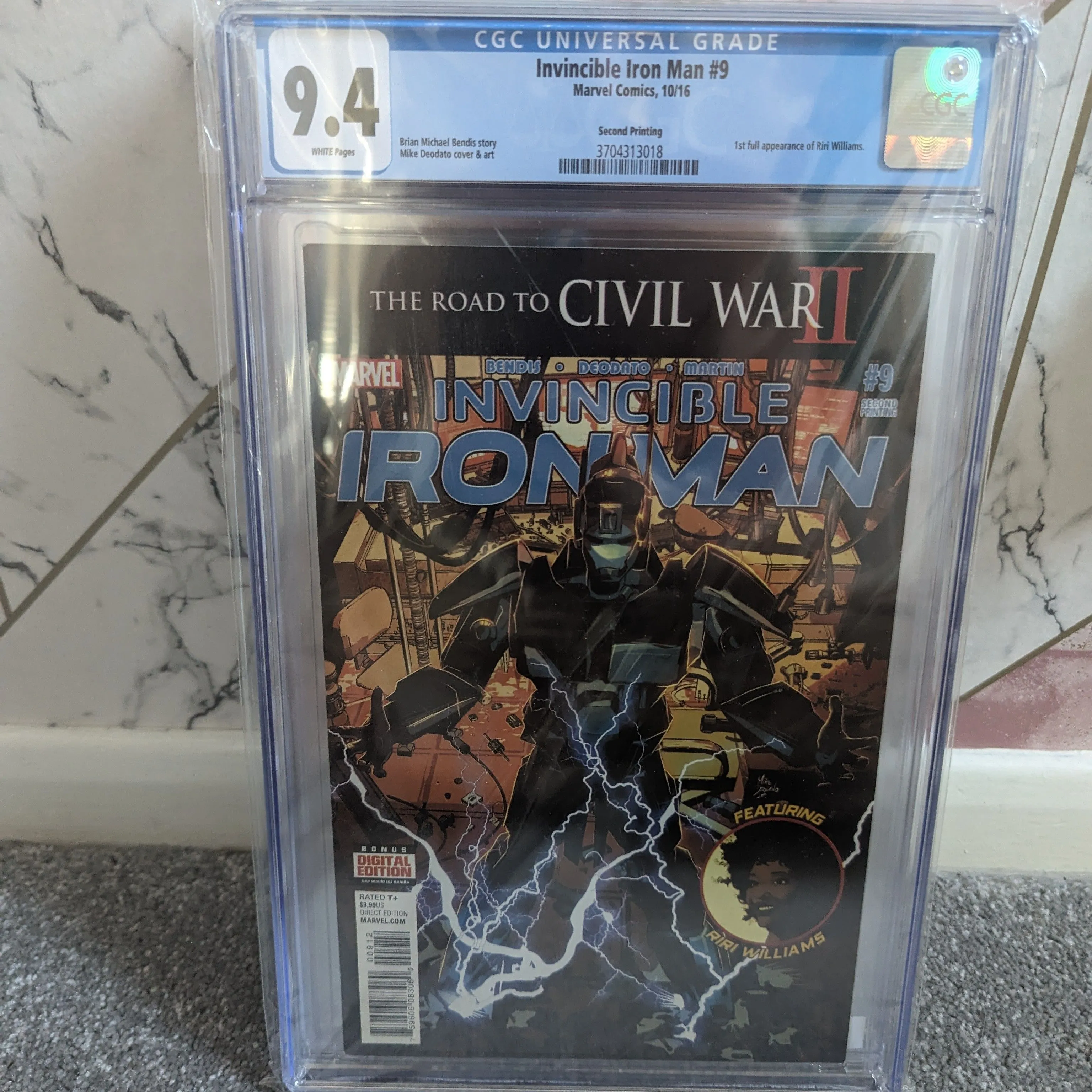 Product image for Invincible Iron Man #9 2nd Print 1st Riri Williams