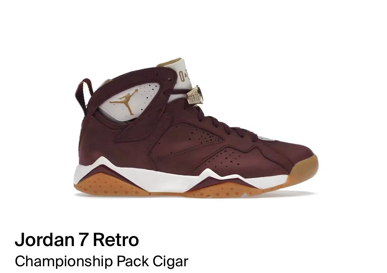 Product image for Jordan 7 Retro Championship Pack Cigar Clean 11M