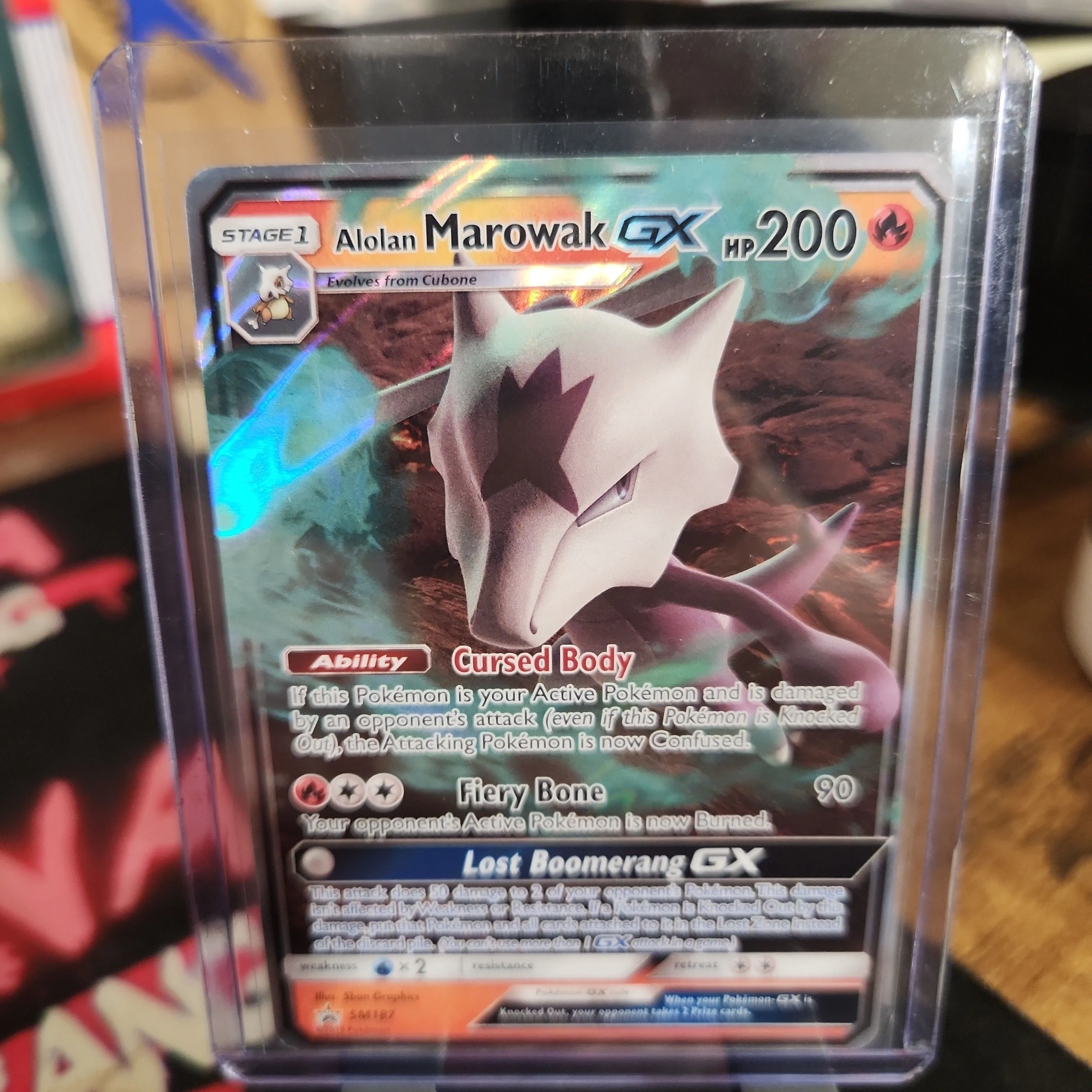 Pokmon TCG Alolan Marowak GX Sun & Moon SM187 Holo Promo Promo    Whatnot: Shop, Sell, Connect