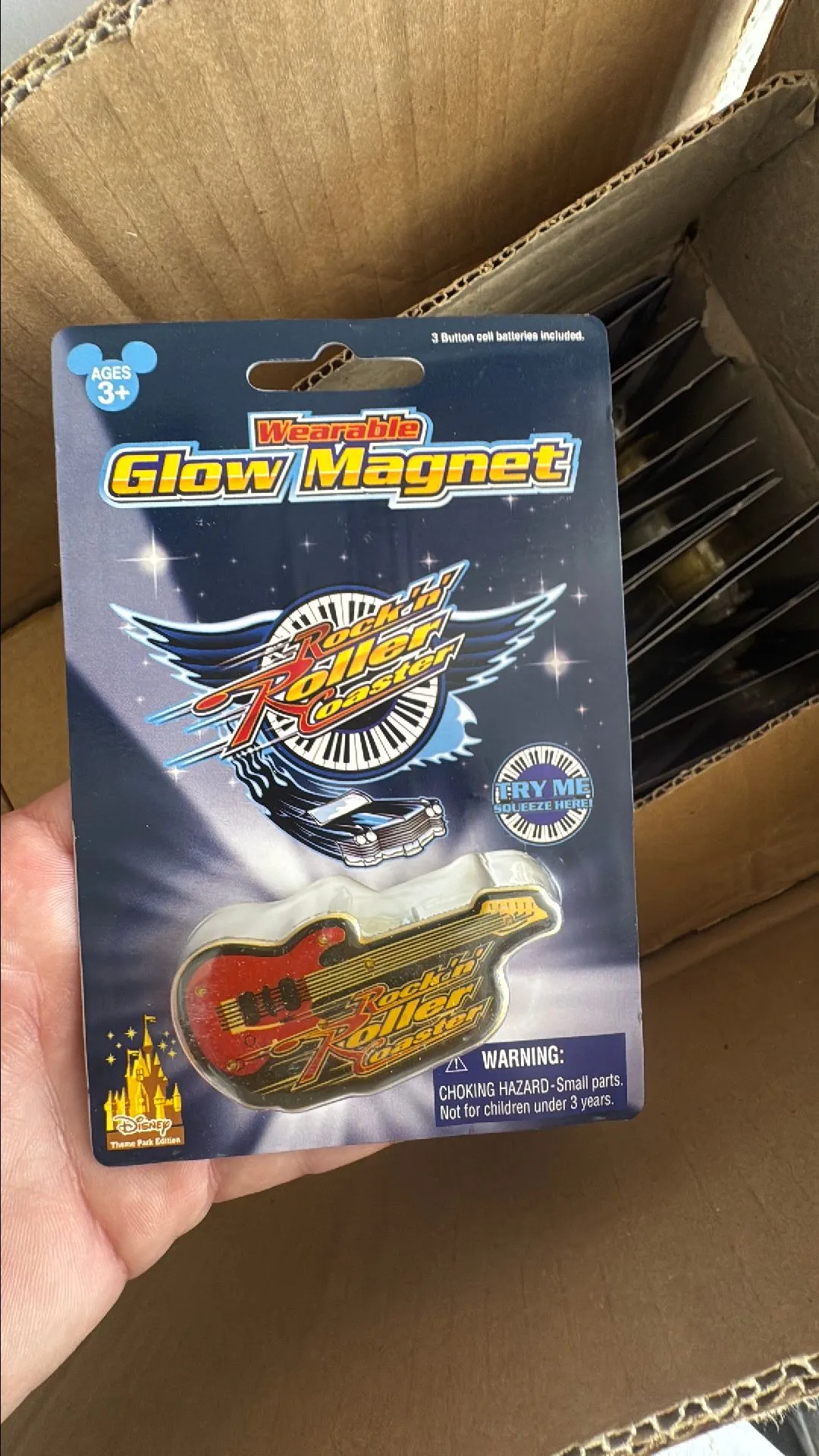 Product image for Vintage Disney rock n roller coaster light up magnet