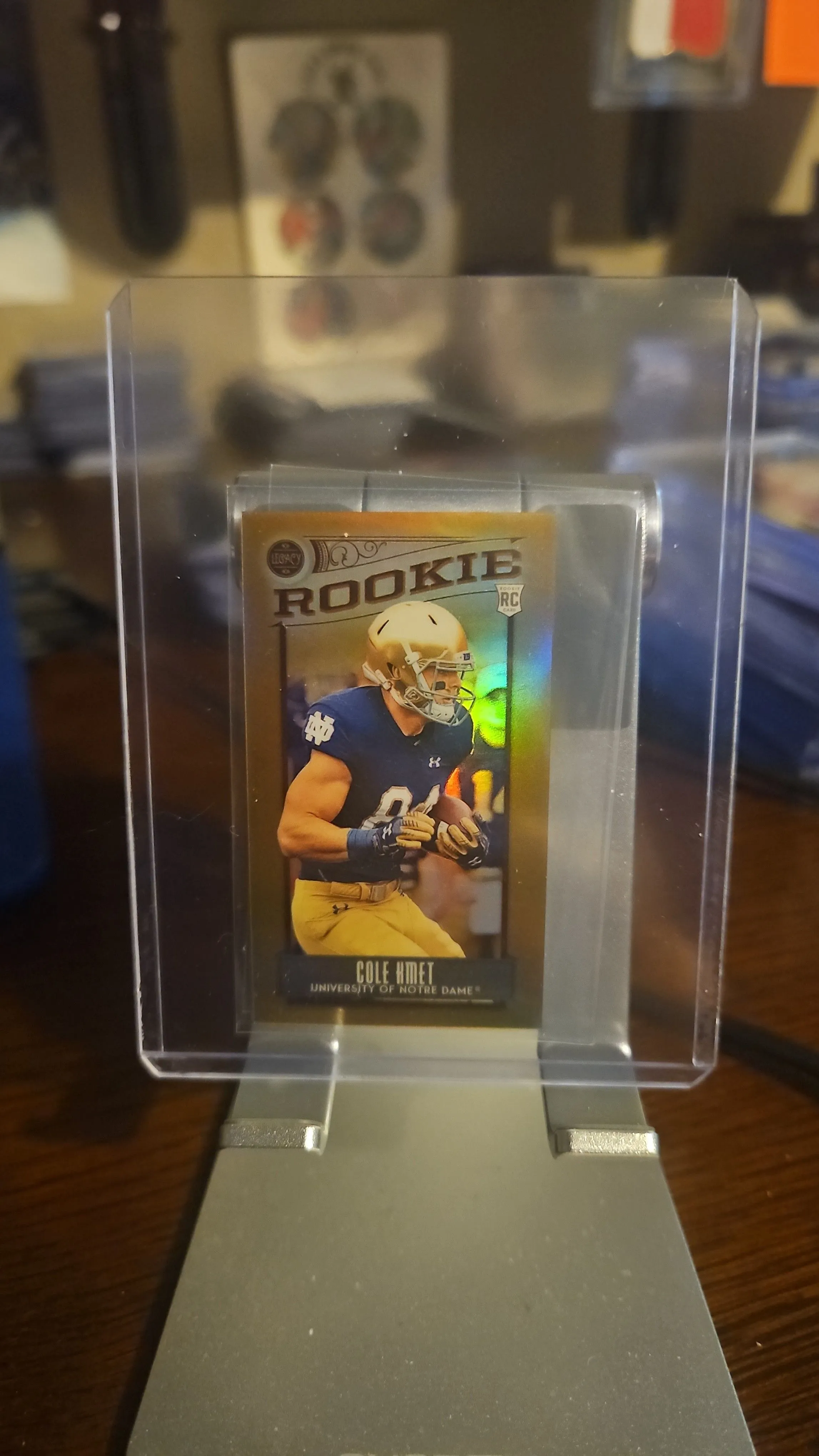 Product image for Coke Kmet Rookie #d 33/100...2020 Legacy Mini...Notre Dame....Bears
